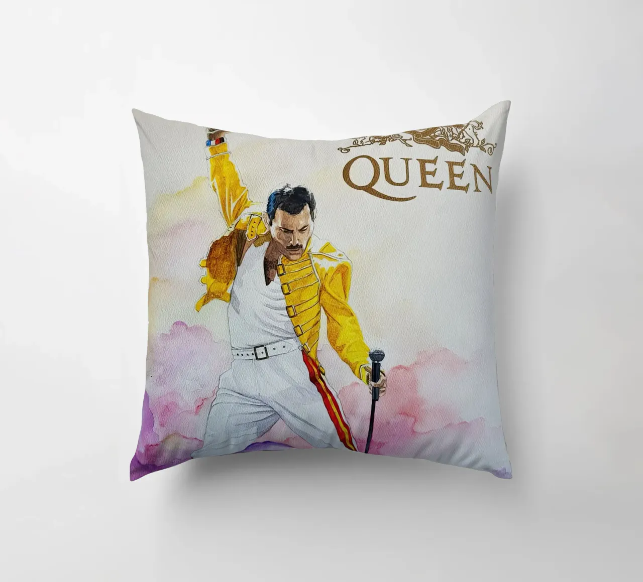 Freedy Mercury Paint Wall Art cuscino da Musadad Shop