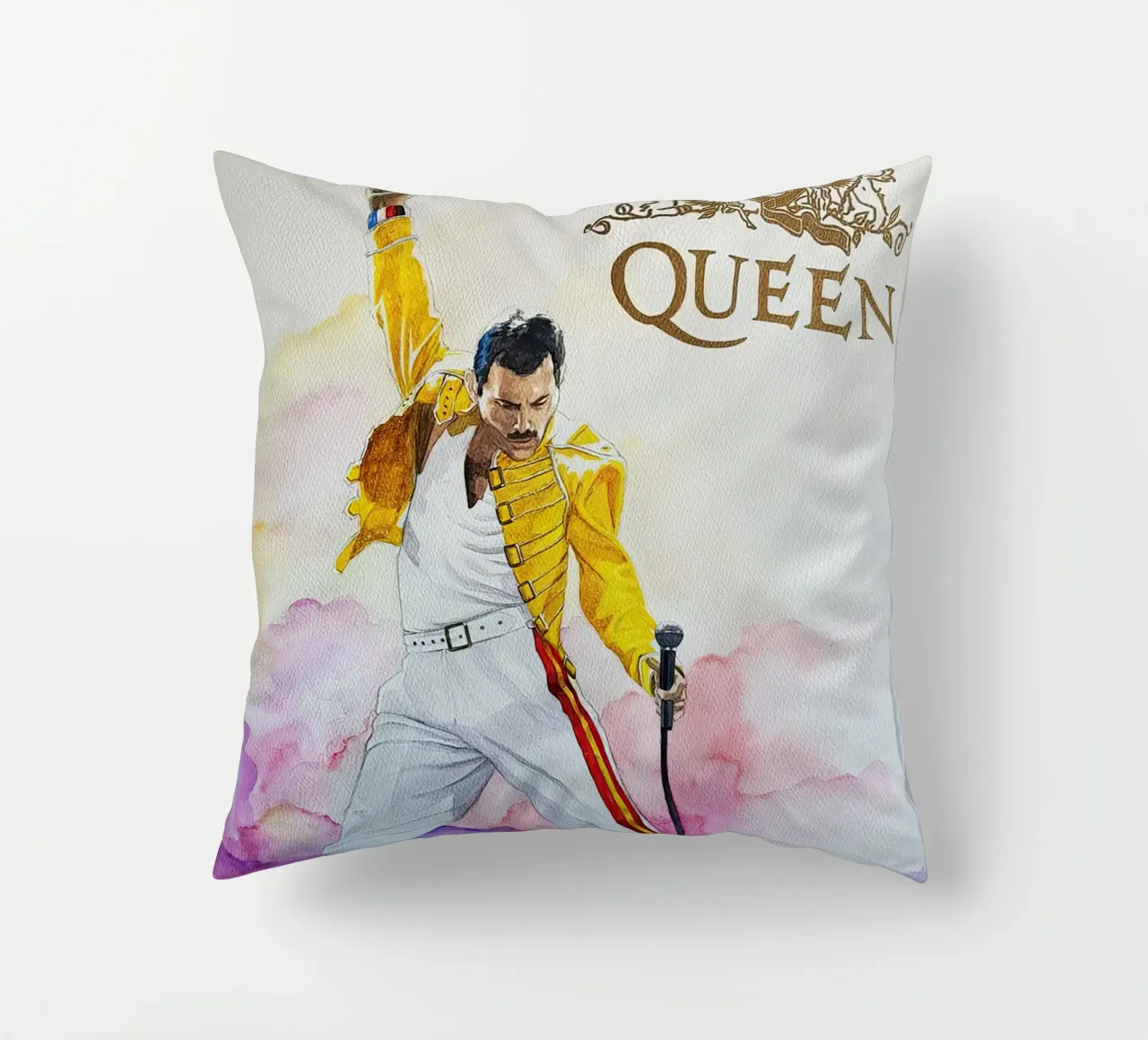 Freedy Mercury Paint Wall Art cuscino da Musadad Shop