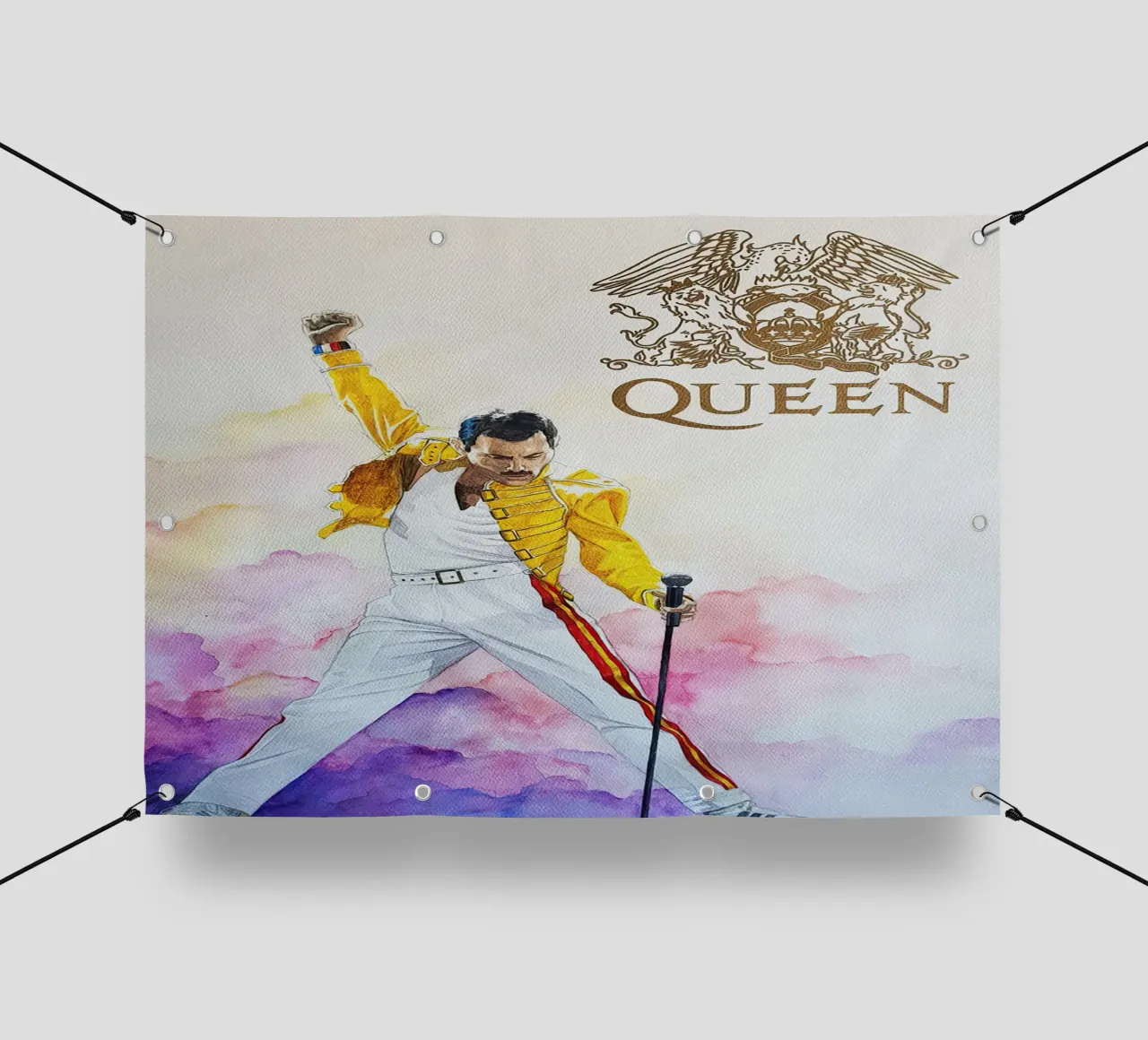 Freedy Mercury Paint Wall Art telo in pvc da Musadad Shop