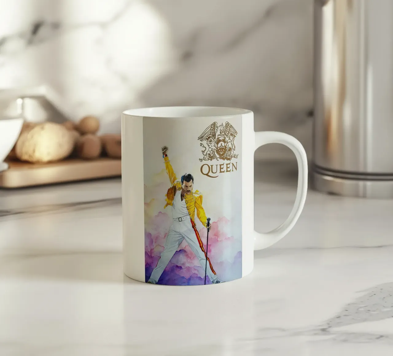 Freedy Mercury Paint Wall Art tazza in ceramica da Musadad Shop