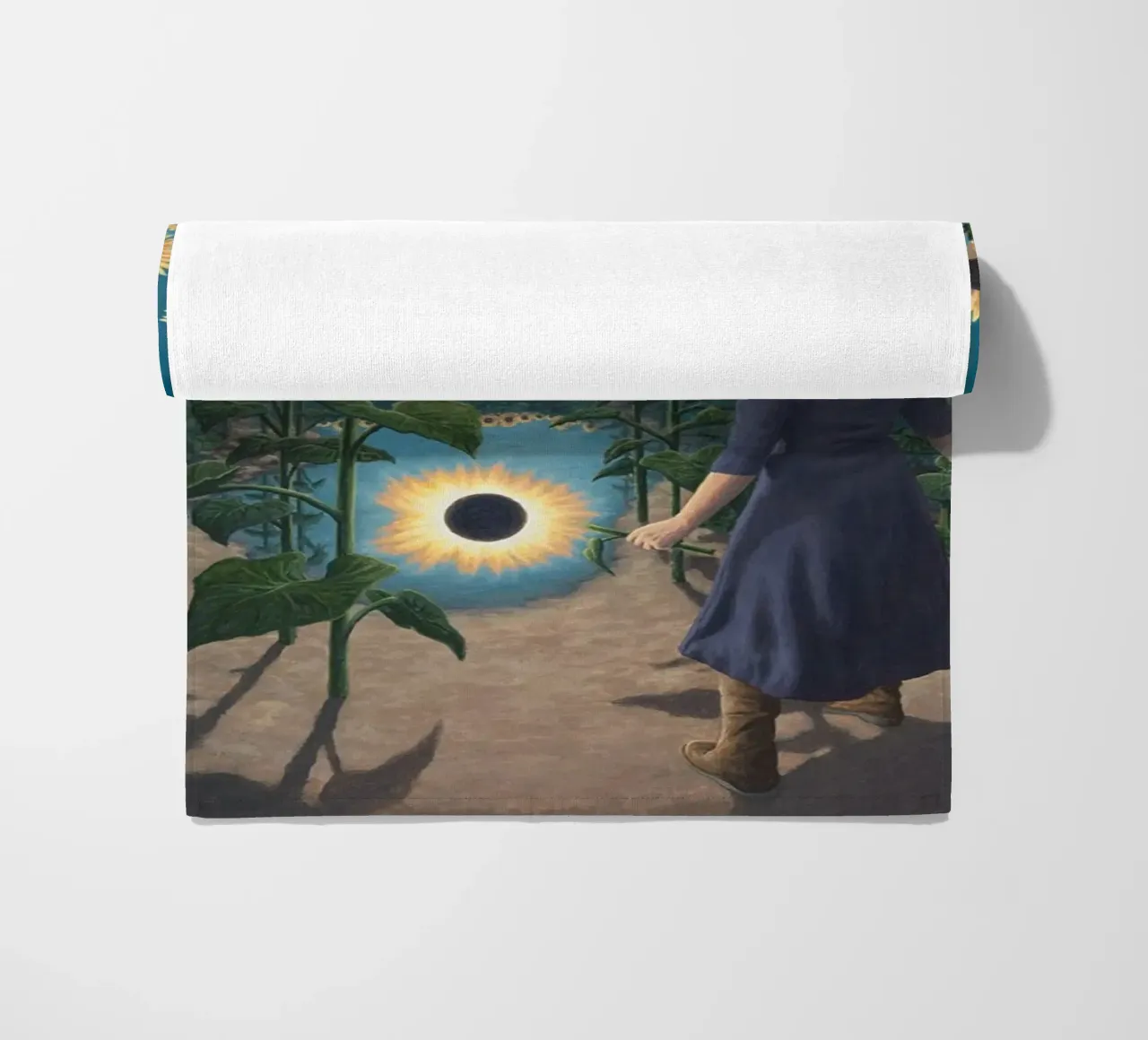 Rob Gonsalves Fiore di sole telo mare da Trudeau Art Galley