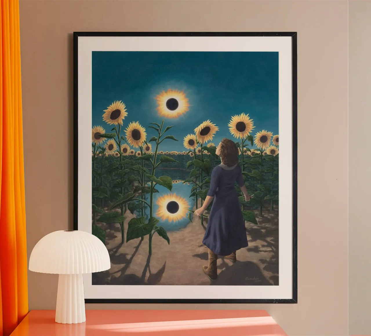 Rob Gonsalves Fiore di sole carta hahnemühle da Trudeau Art Galley