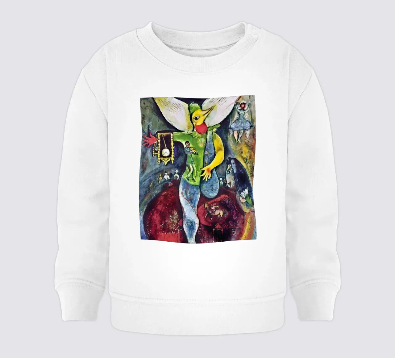 Der Gaukler, 1943 - von Marc Chagall Baby Sweatshirt von James Eury