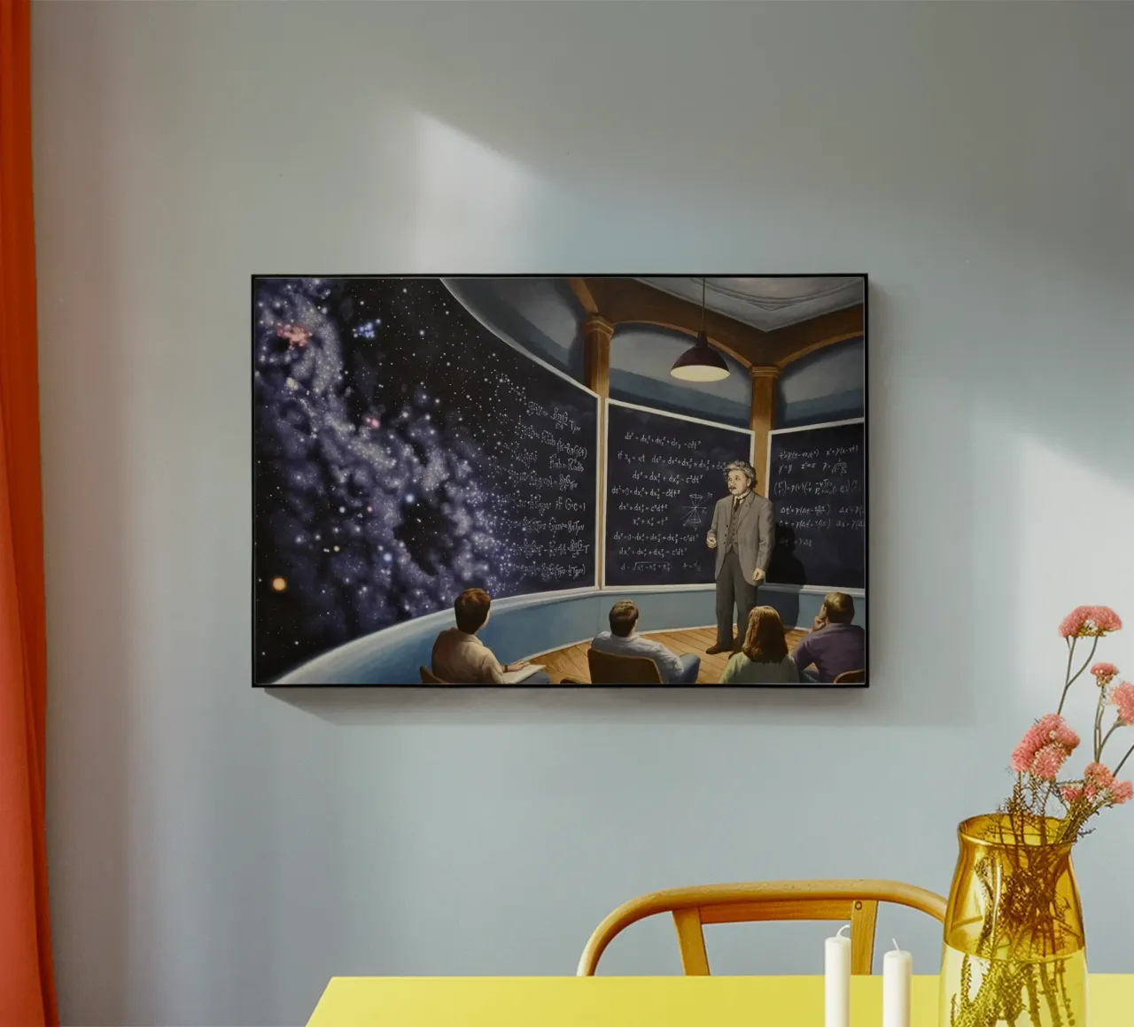 Rob Gonsalves El universo de pizarra metacrilato de Trudeau Art Galley