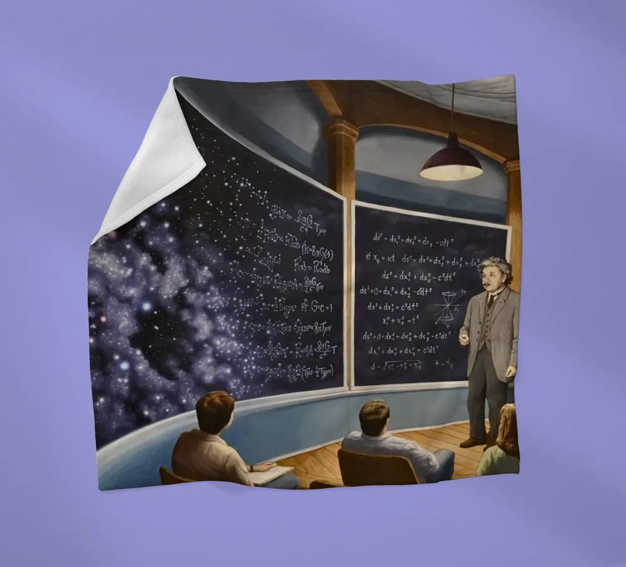 Rob Gonsalves Das Kreidetafel-Universum Fleecedecke von Trudeau Art Galley