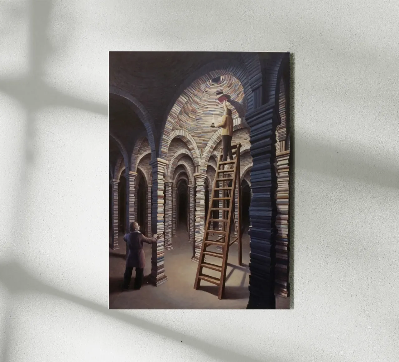 Rob Gonsalves La Biblioteca alluminio dibond da Trudeau Art Galley
