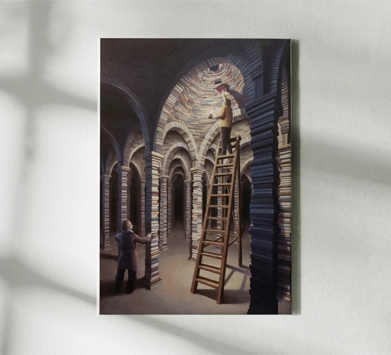 Rob Gonsalves The Library canvas by Trudeau Art Galley