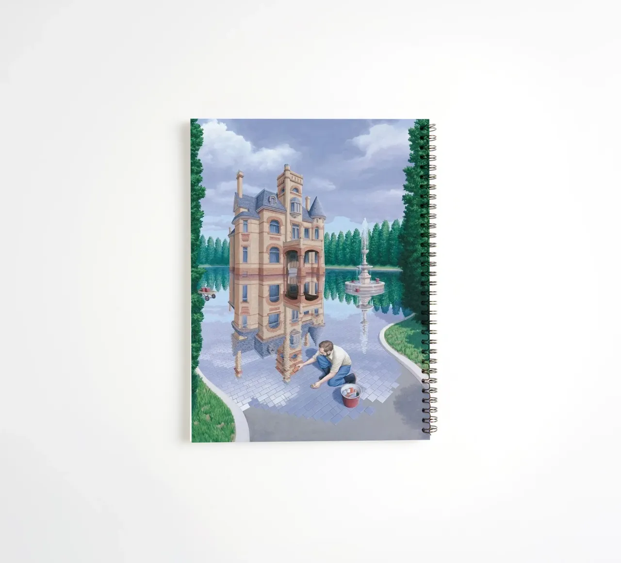 Rob Gonsalves The Mosaic Moat spiral notebook by Trudeau Art Galley