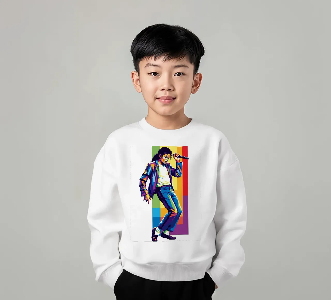 Michael Jackson dance felpa bambino da Hantamrata