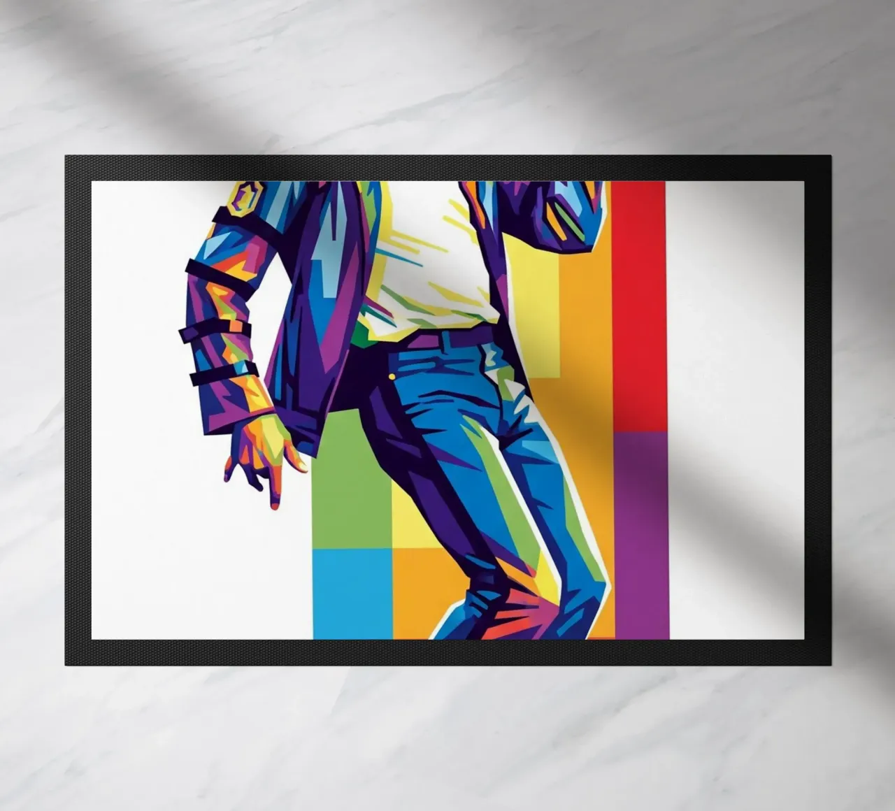Michael Jackson dance doormat by Hantamrata