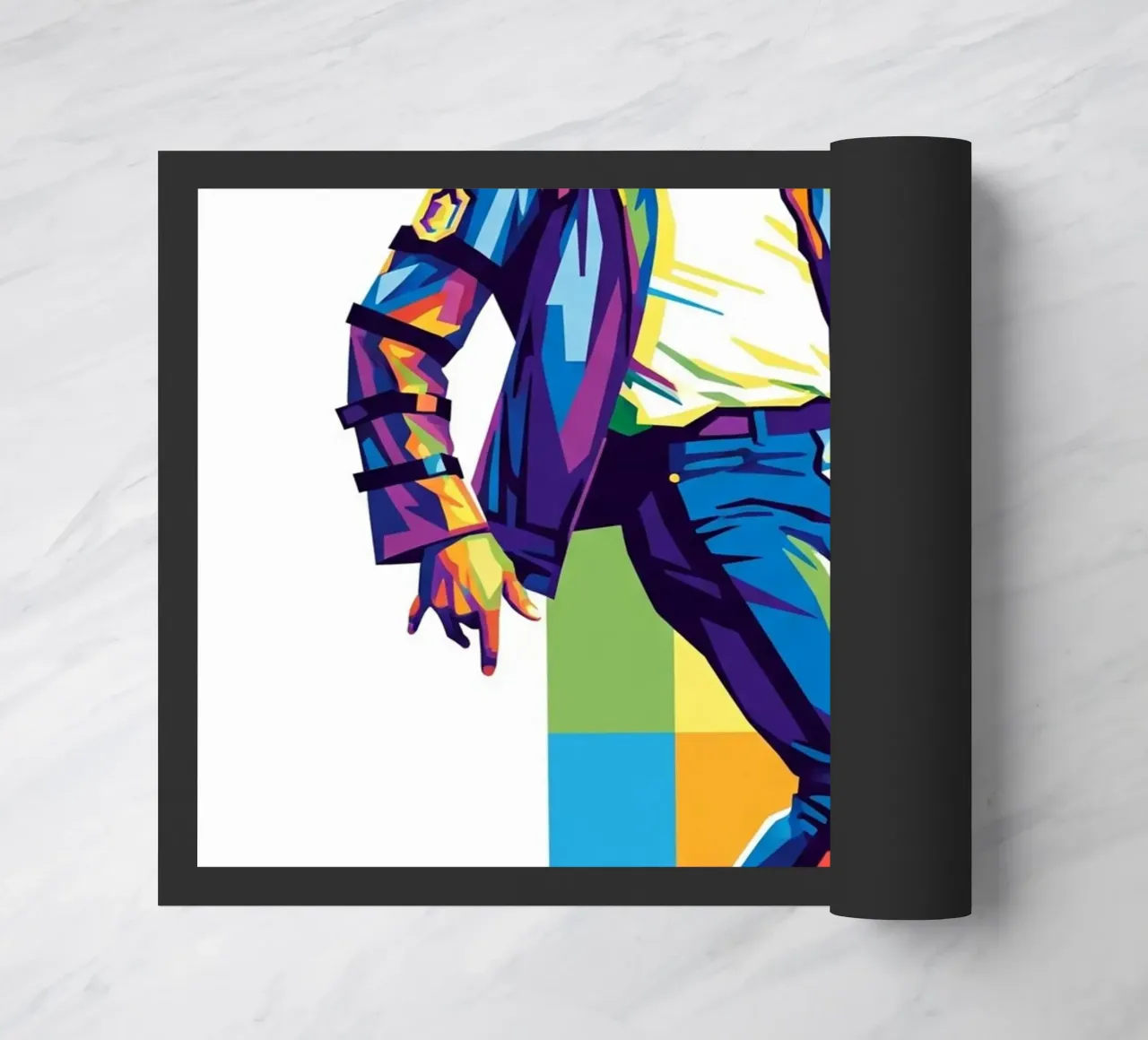 Michael Jackson dance doormat by Hantamrata