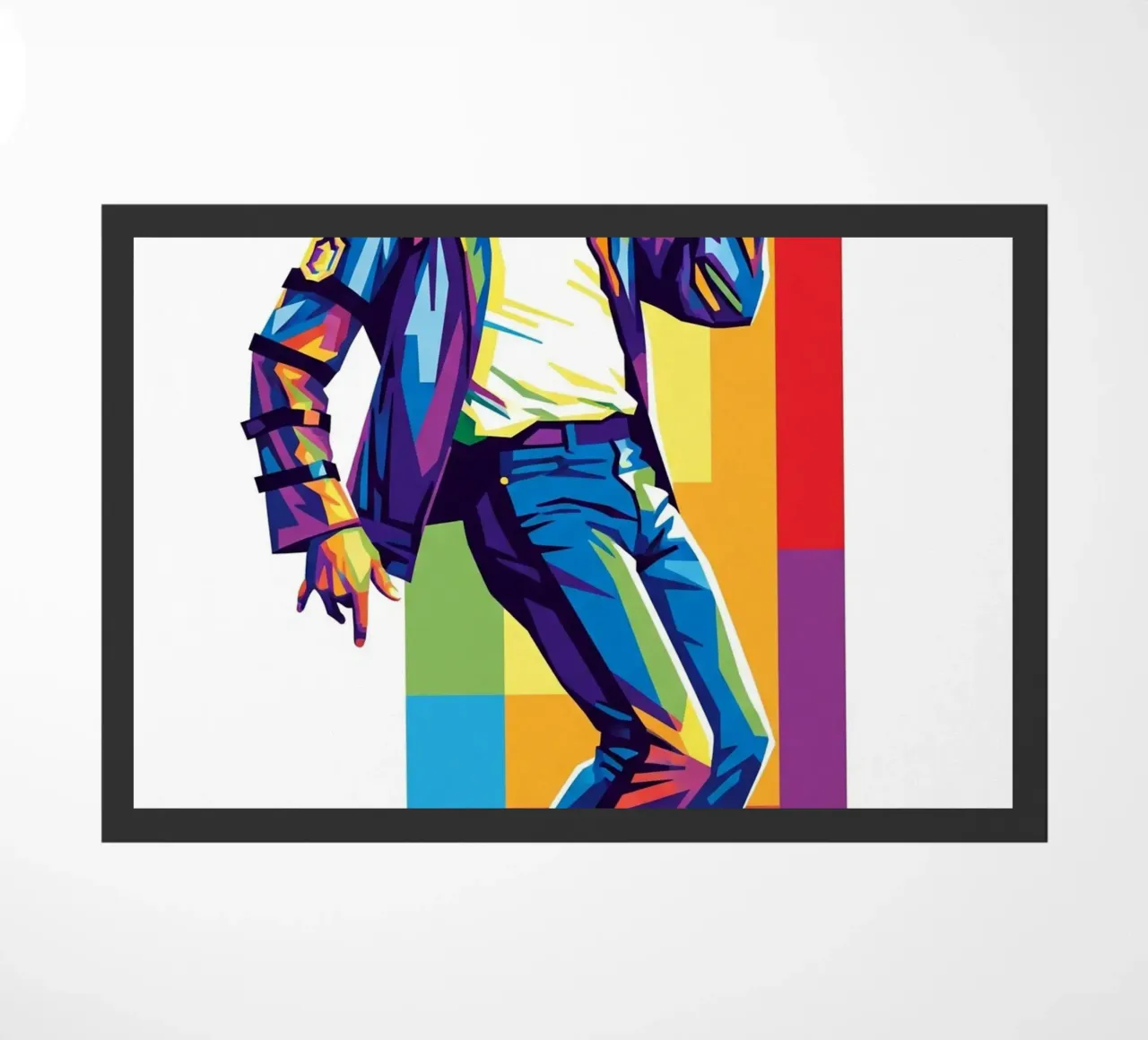 Michael Jackson dance doormat by Hantamrata