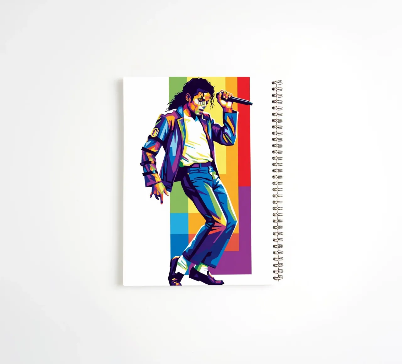 Michael Jackson dance spiral notebook by Hantamrata