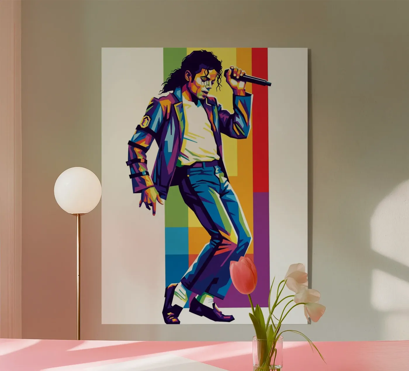 Michael Jackson dance acrylic glass by Hantamrata