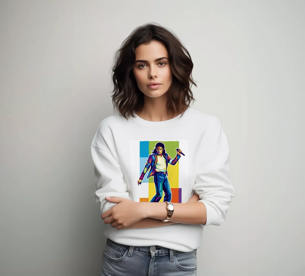 Michael Jackson in WPAP art style felpa da Hantamrata