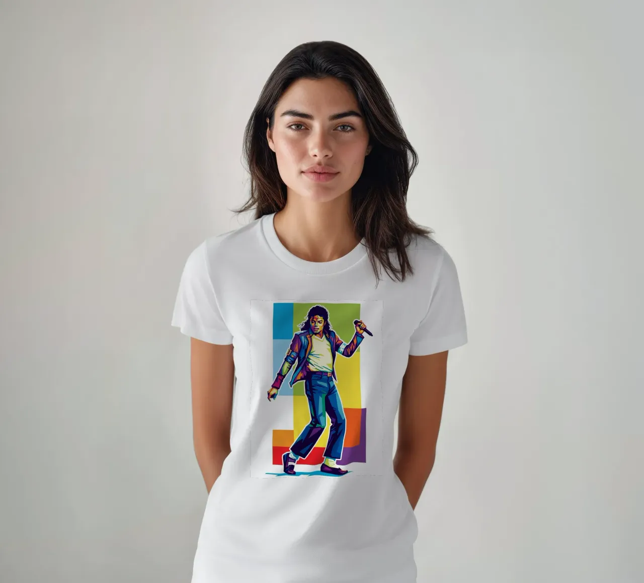 Michael Jackson in WPAP art style t-shirt da Hantamrata