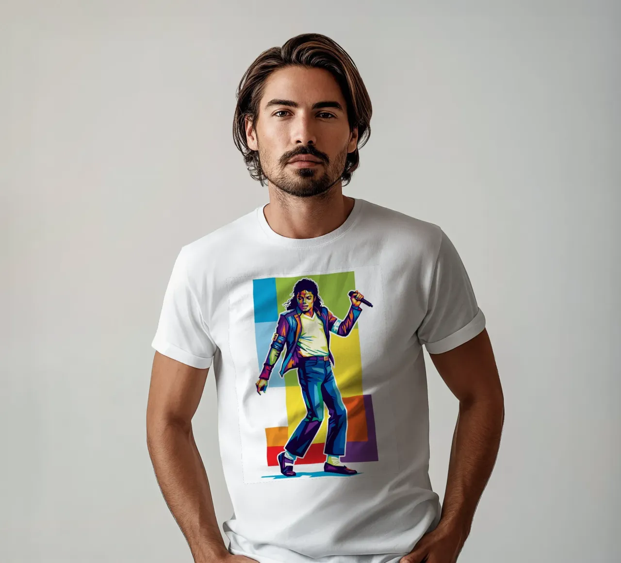 Michael Jackson in WPAP art style t-shirt da Hantamrata
