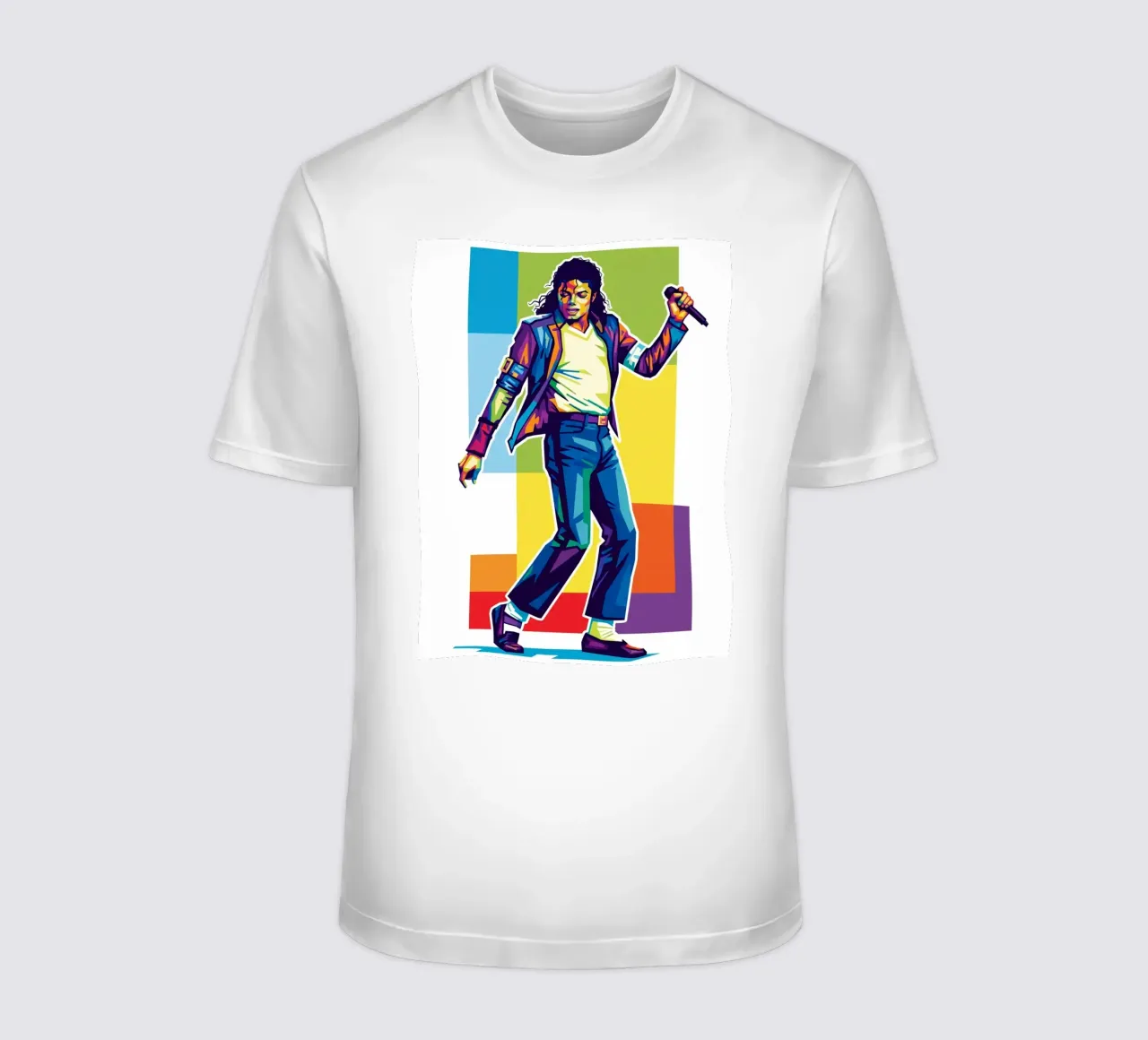 Michael Jackson in WPAP art style t-shirt da Hantamrata