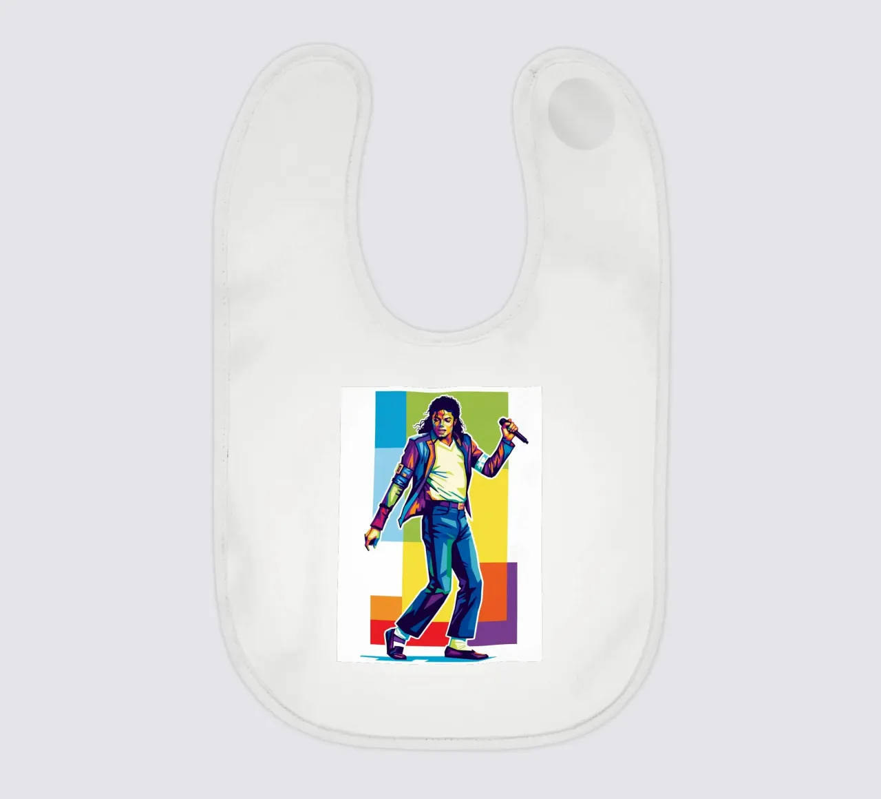 Michael Jackson in WPAP art style bavaglino da Hantamrata