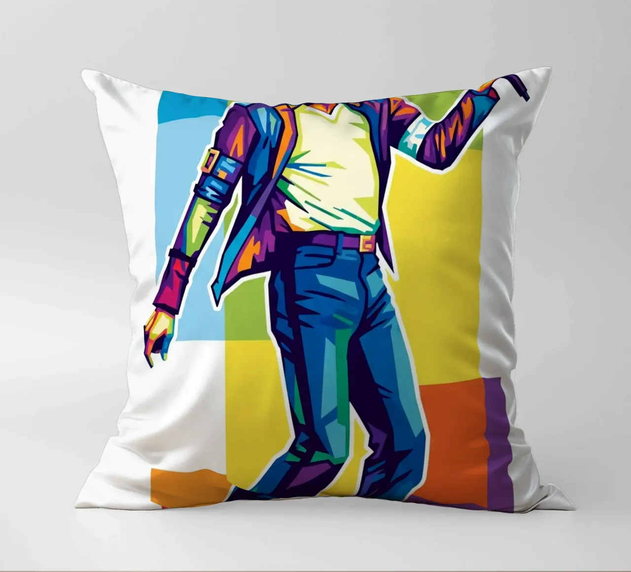 Michael Jackson in WPAP art style cuscino da Hantamrata