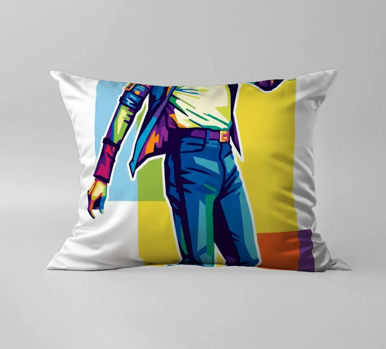 Michael Jackson in WPAP art style cuscino da Hantamrata