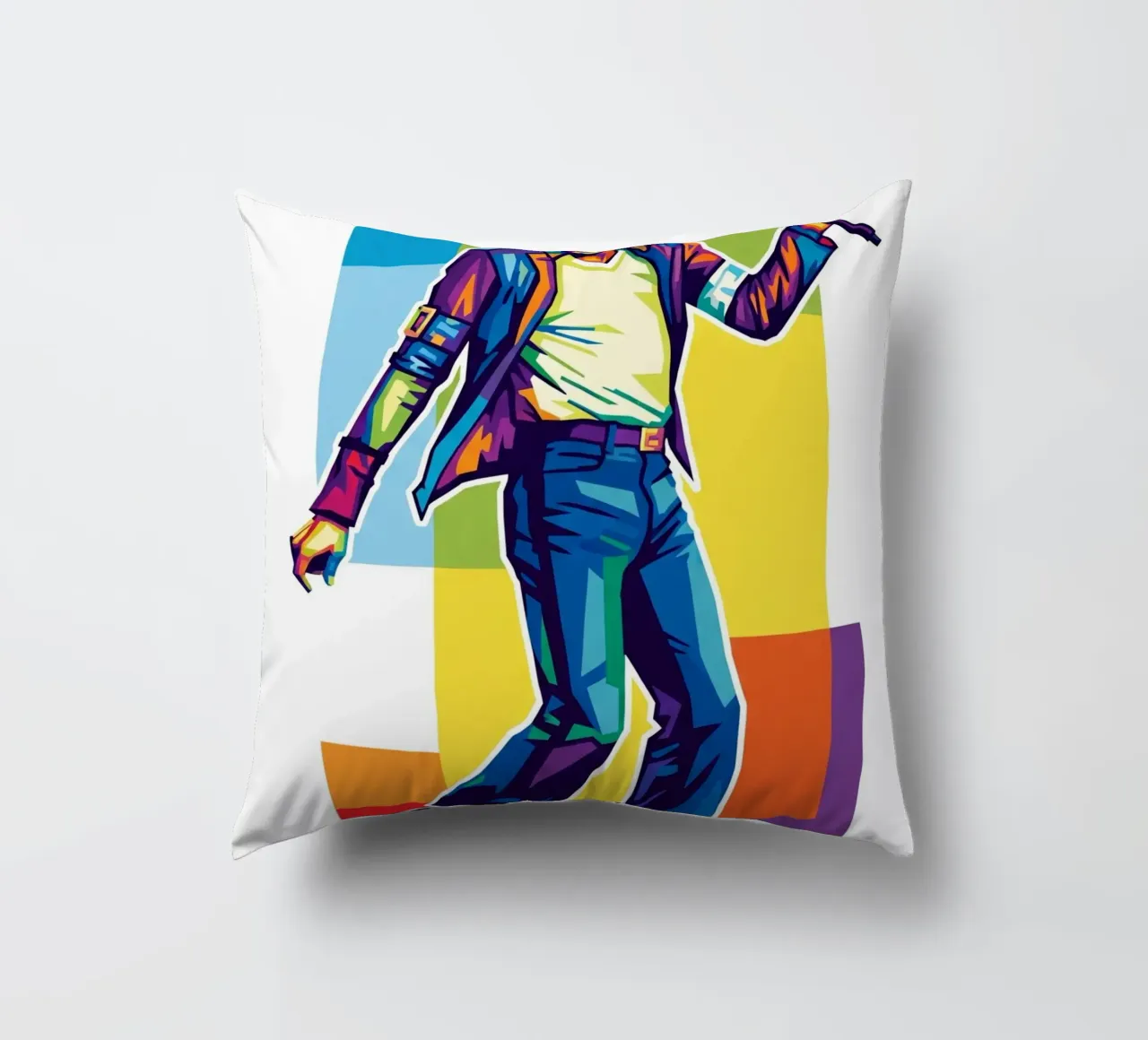 Michael Jackson in WPAP art style cuscino da Hantamrata