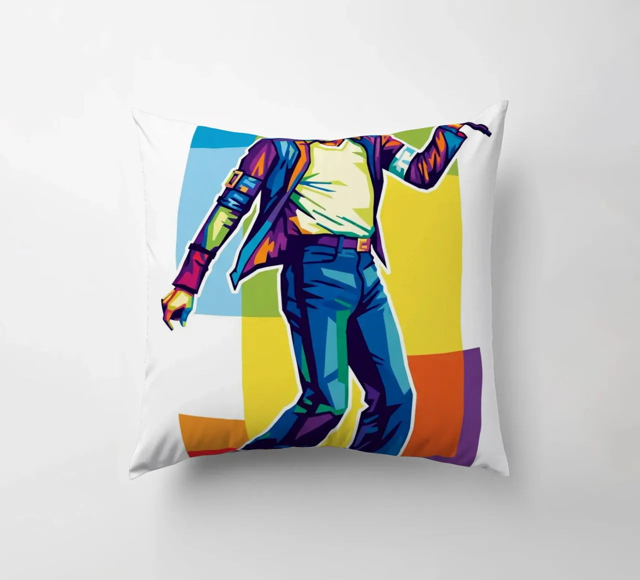 Michael Jackson in WPAP art style cuscino da Hantamrata