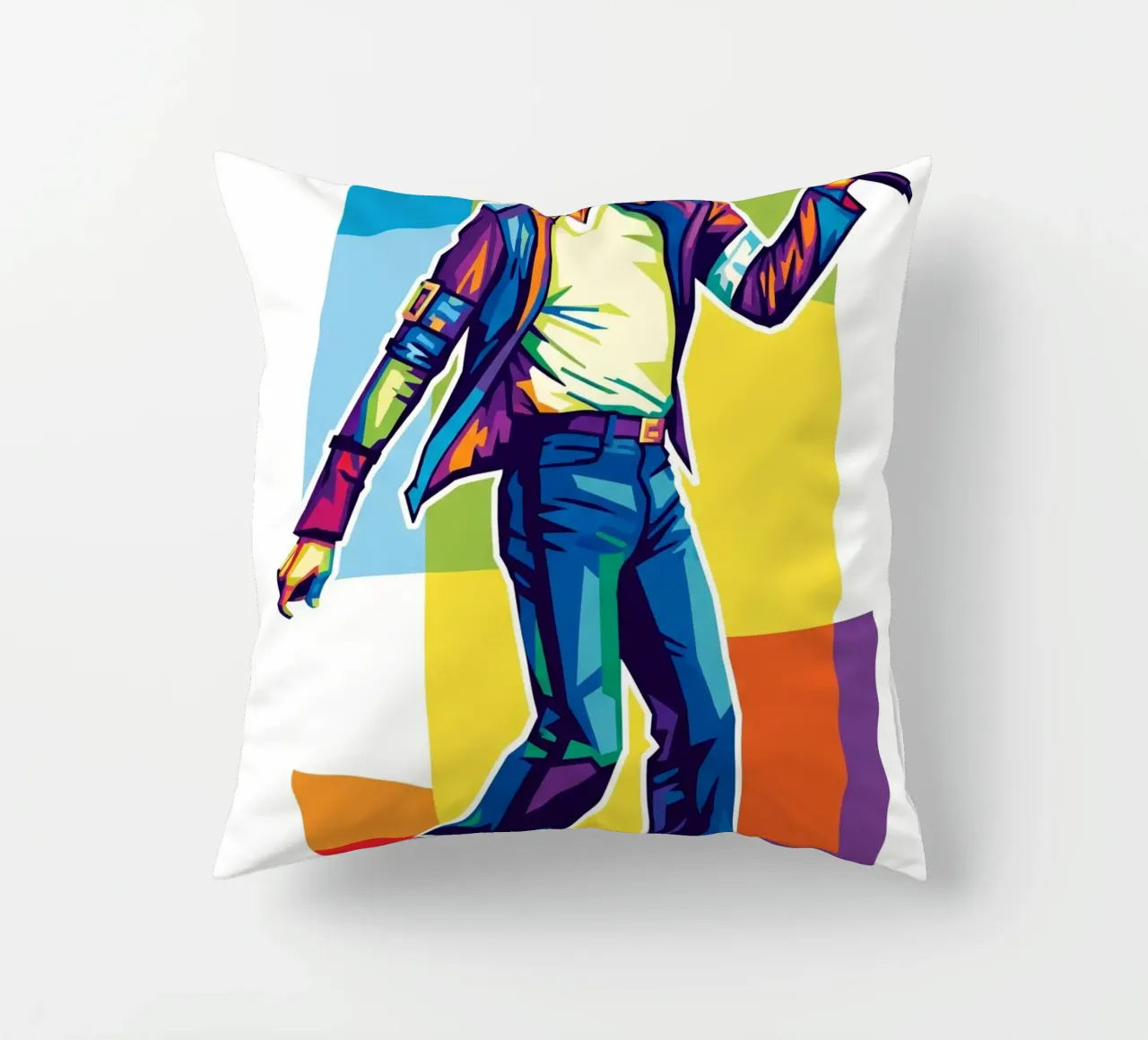 Michael Jackson in WPAP art style cuscino da Hantamrata