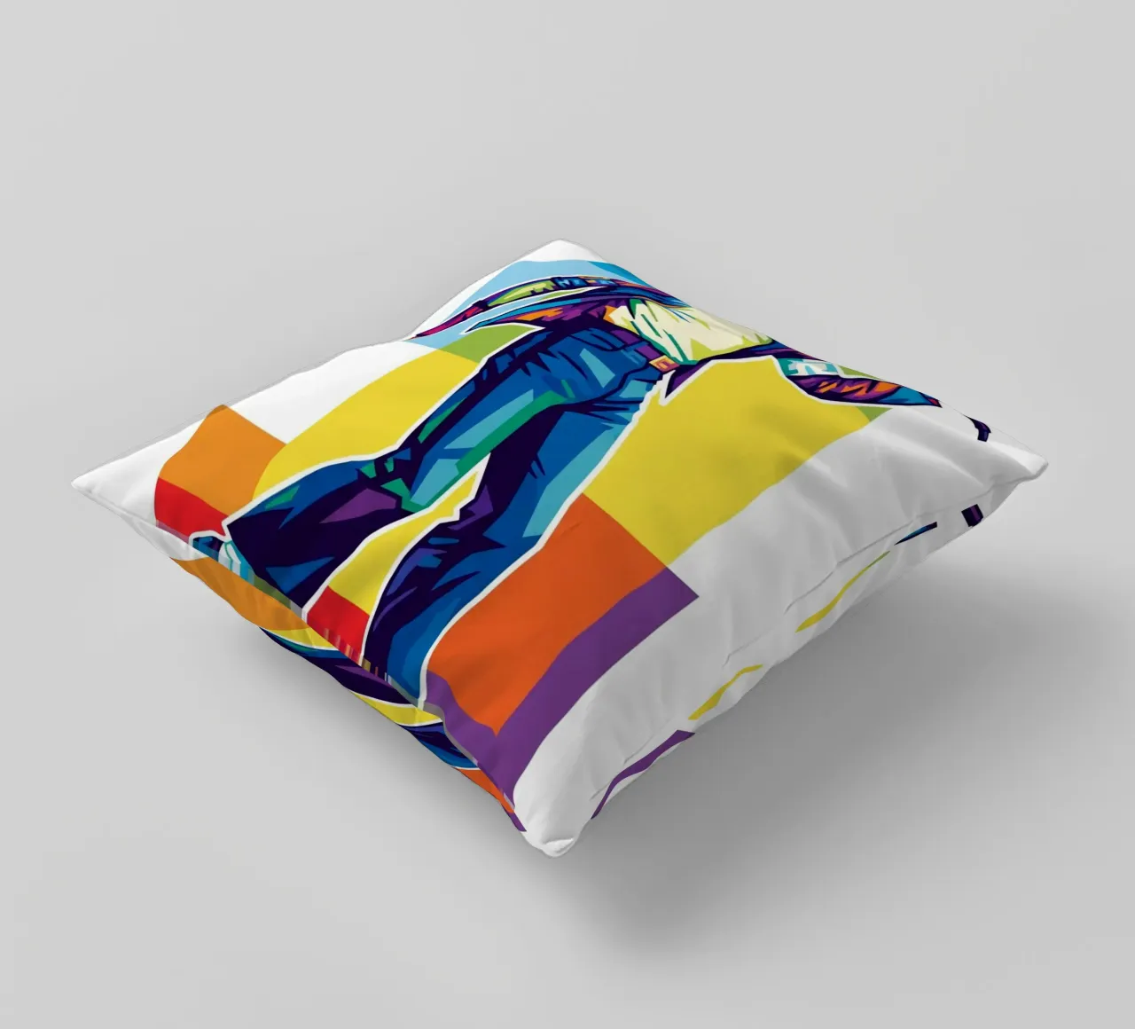 Michael Jackson in WPAP art style cuscino da Hantamrata