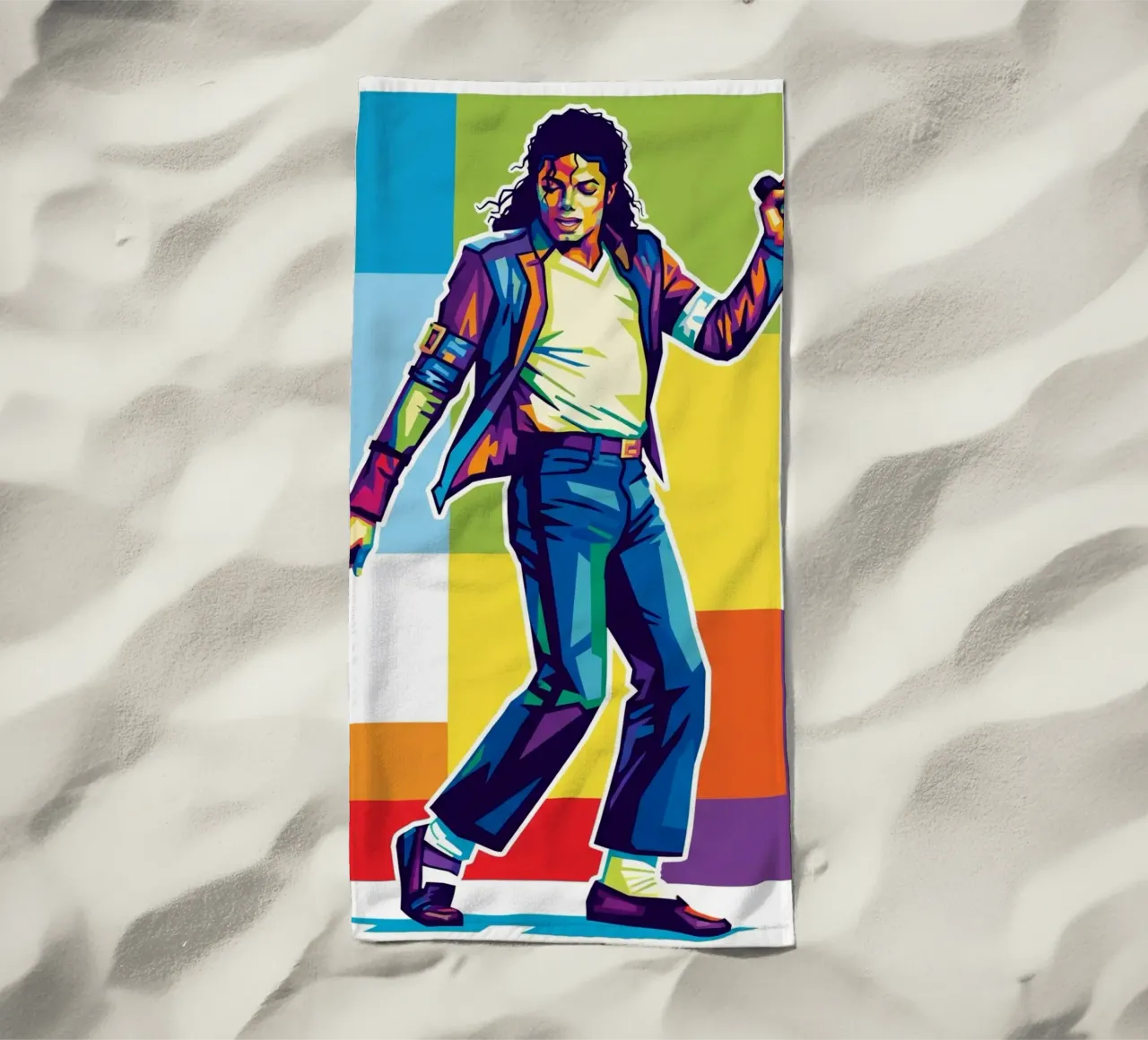 Michael Jackson in WPAP art style telo mare da Hantamrata