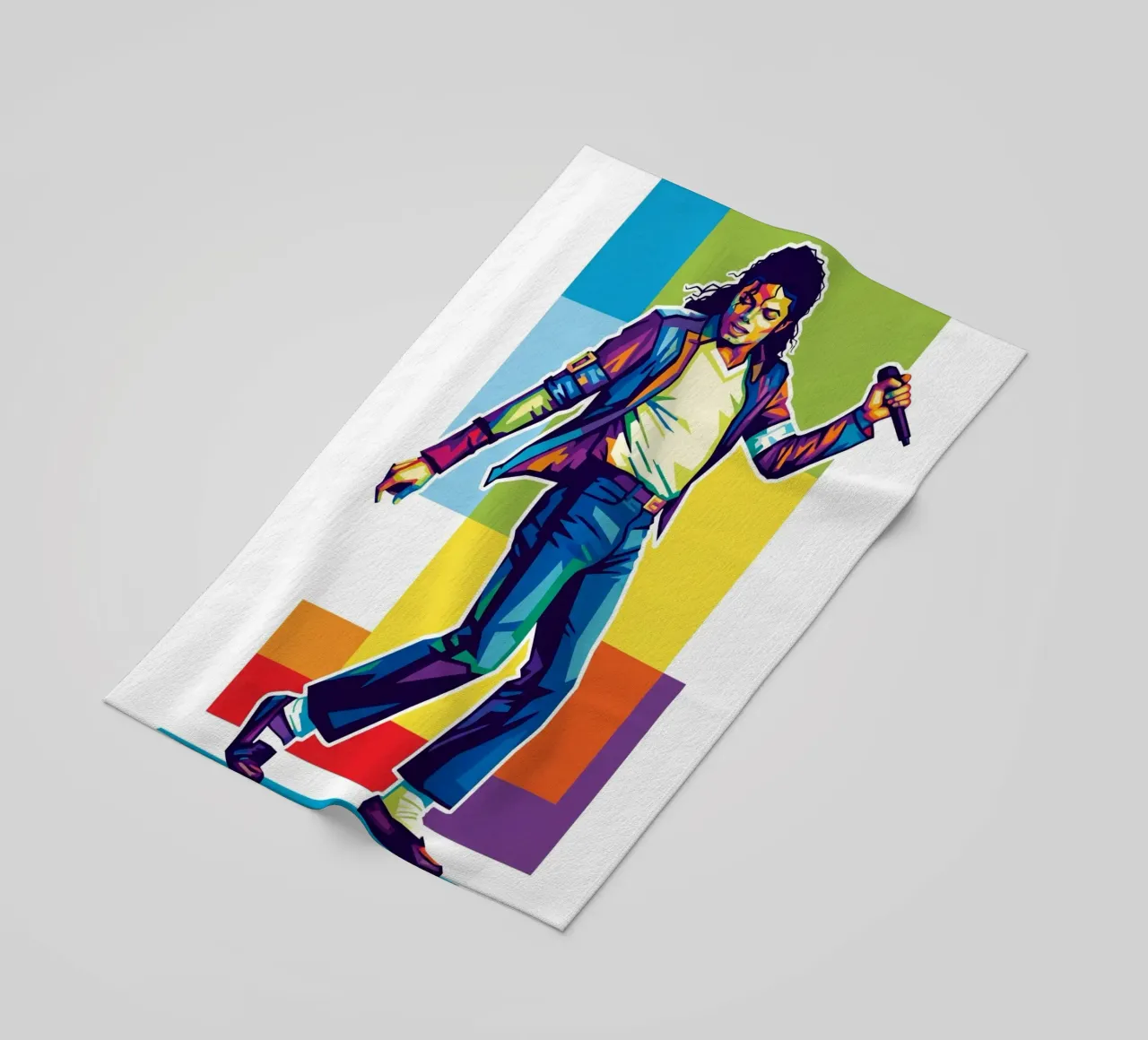 Michael Jackson in WPAP art style telo mare da Hantamrata