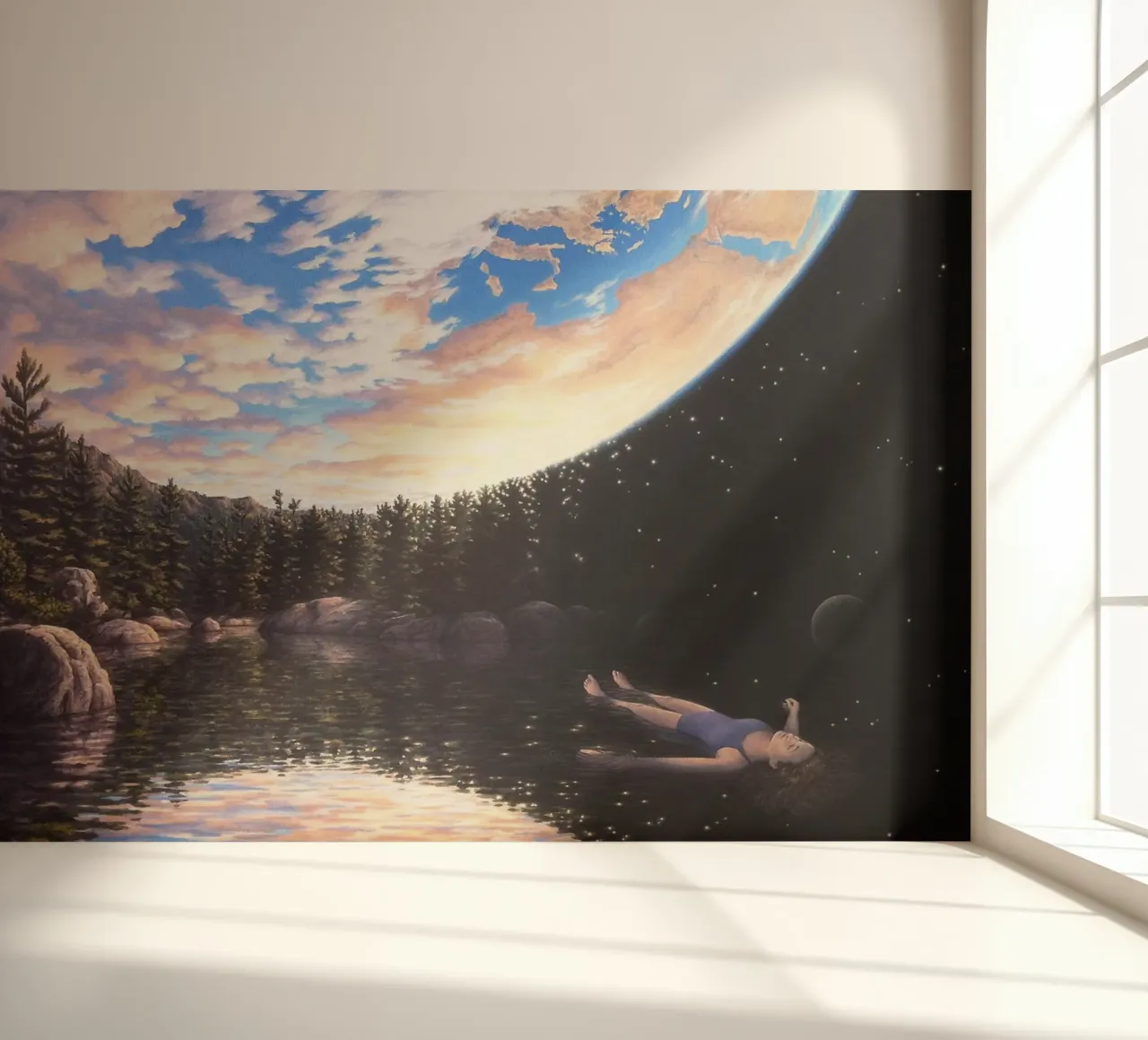 Rob Gonsalves The Phenomenon of Floating photo wallpaper by Trudeau Art Galley