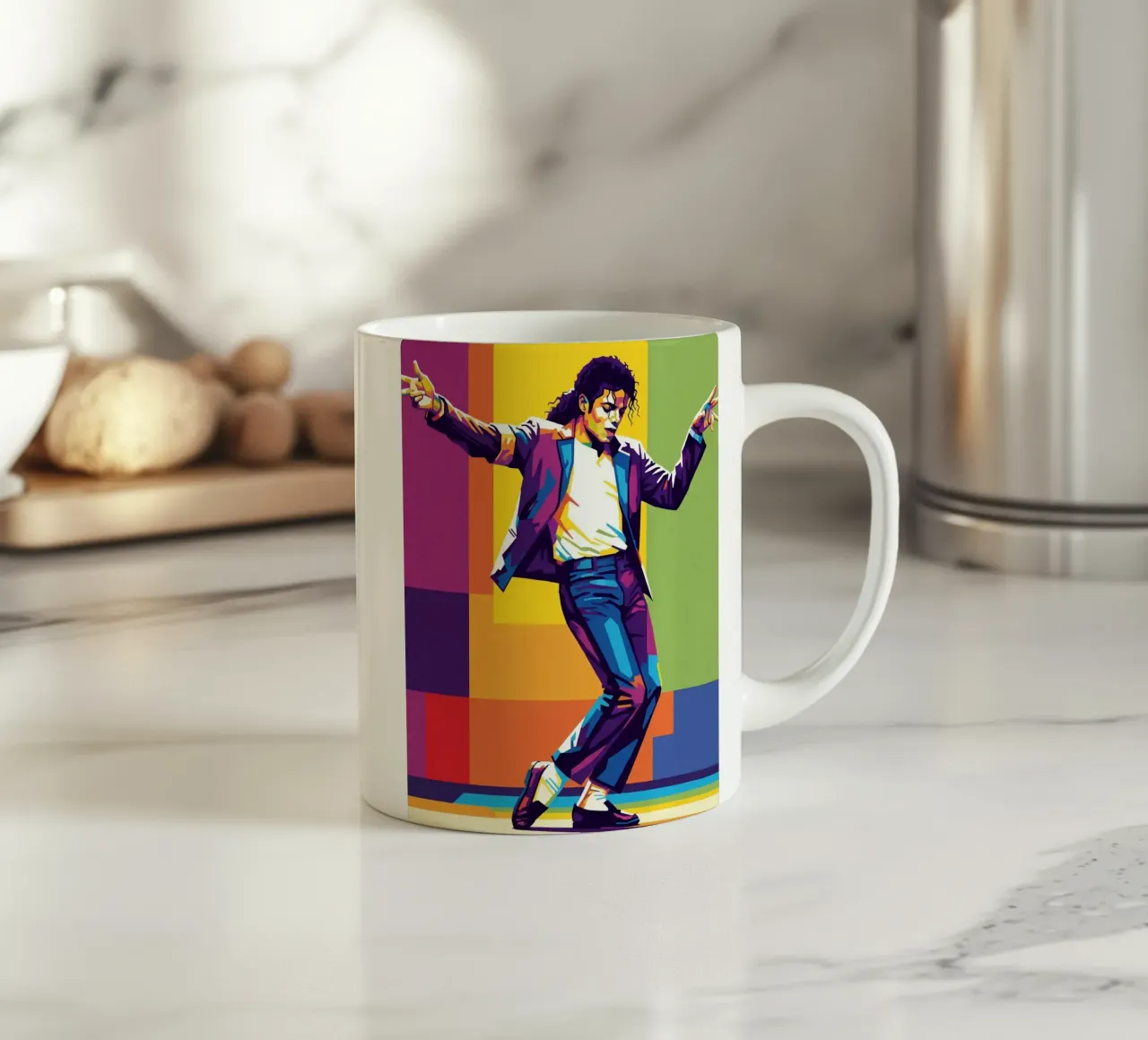 Michael Jackson - let's dance tazza in ceramica da Hantamrata