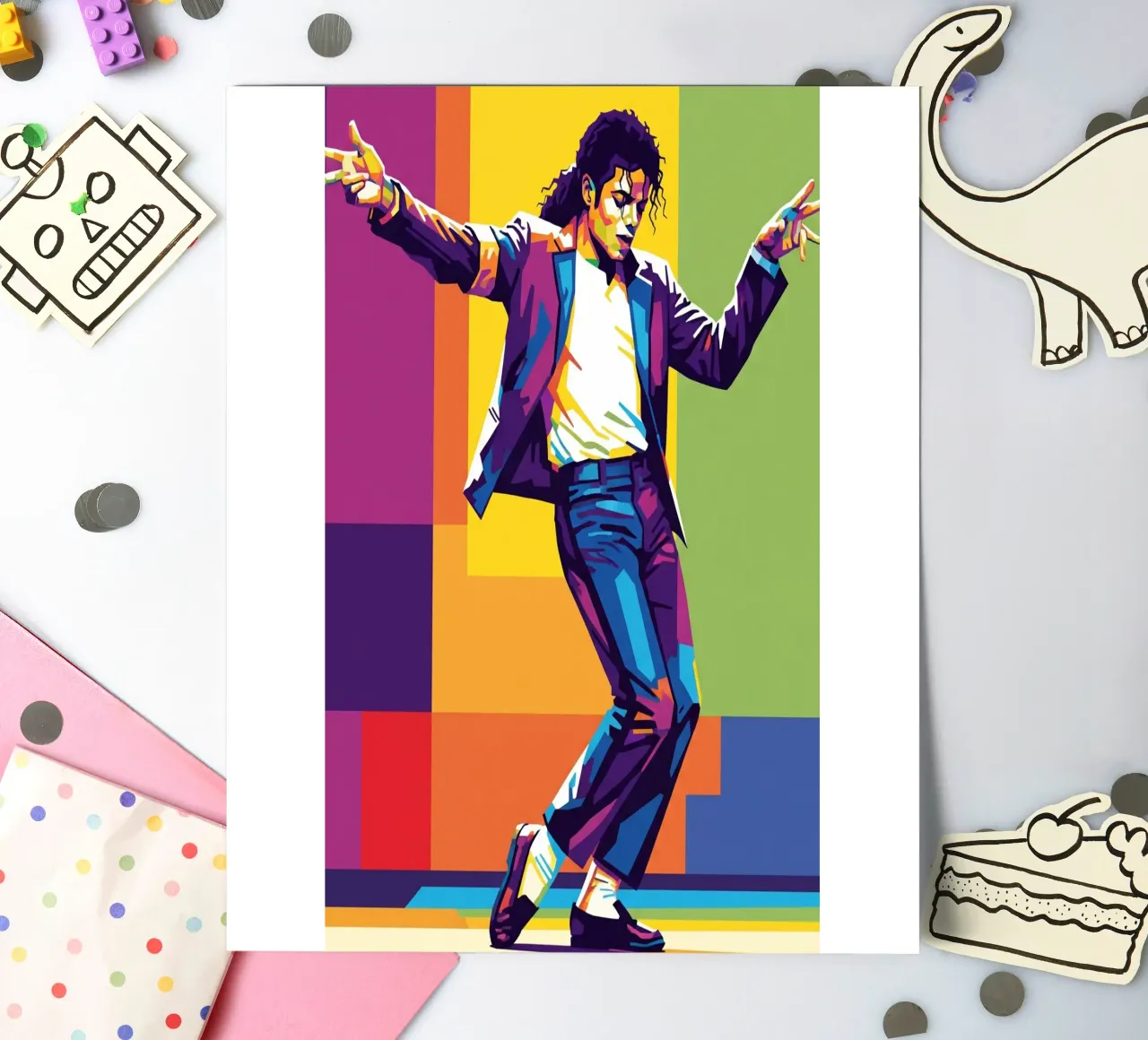 Michael Jackson - let's dance sticker sheet by Hantamrata