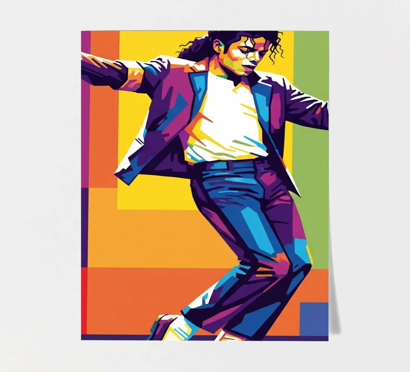 Michael Jackson - let's dance stickervel van Hantamrata