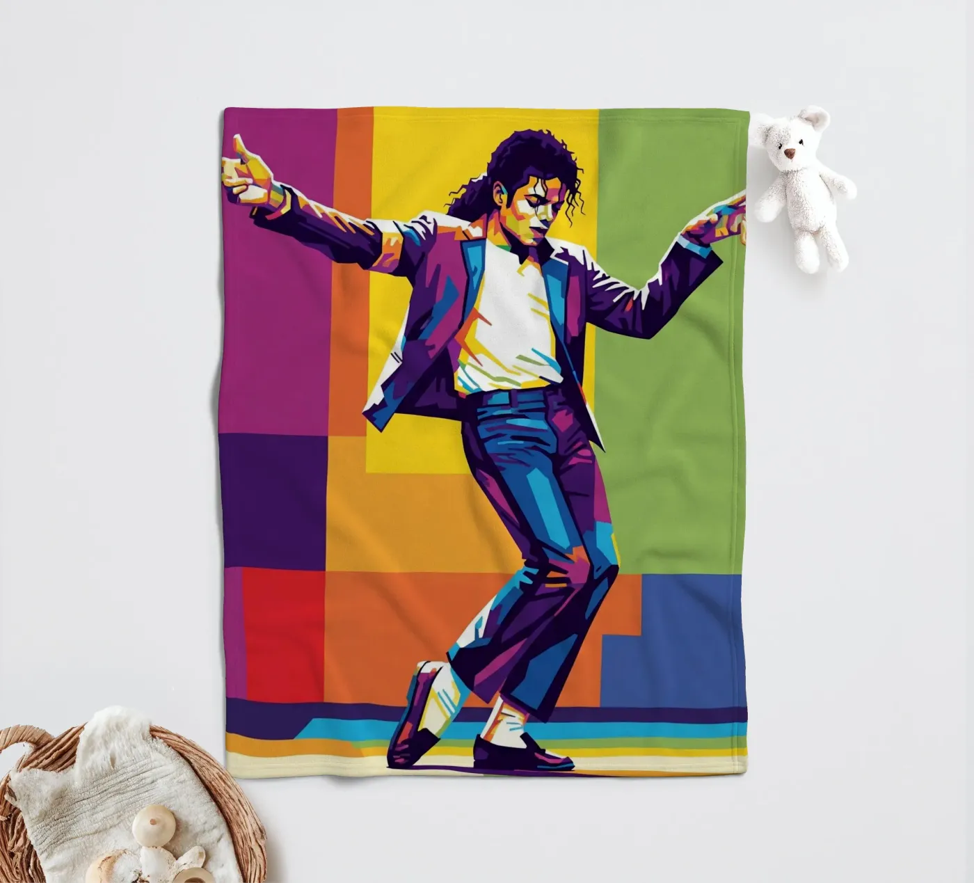 Michael Jackson - let's dance Fleecedecke von Hantamrata