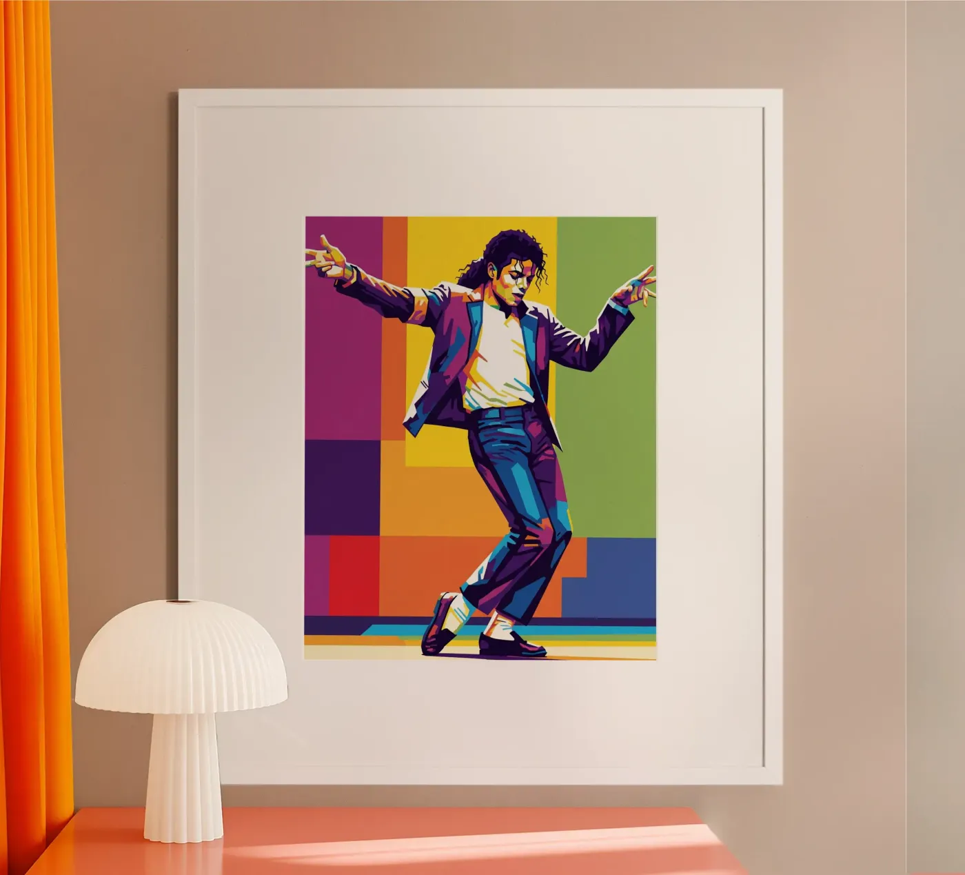 Michael Jackson - let's dance poster by Hantamrata