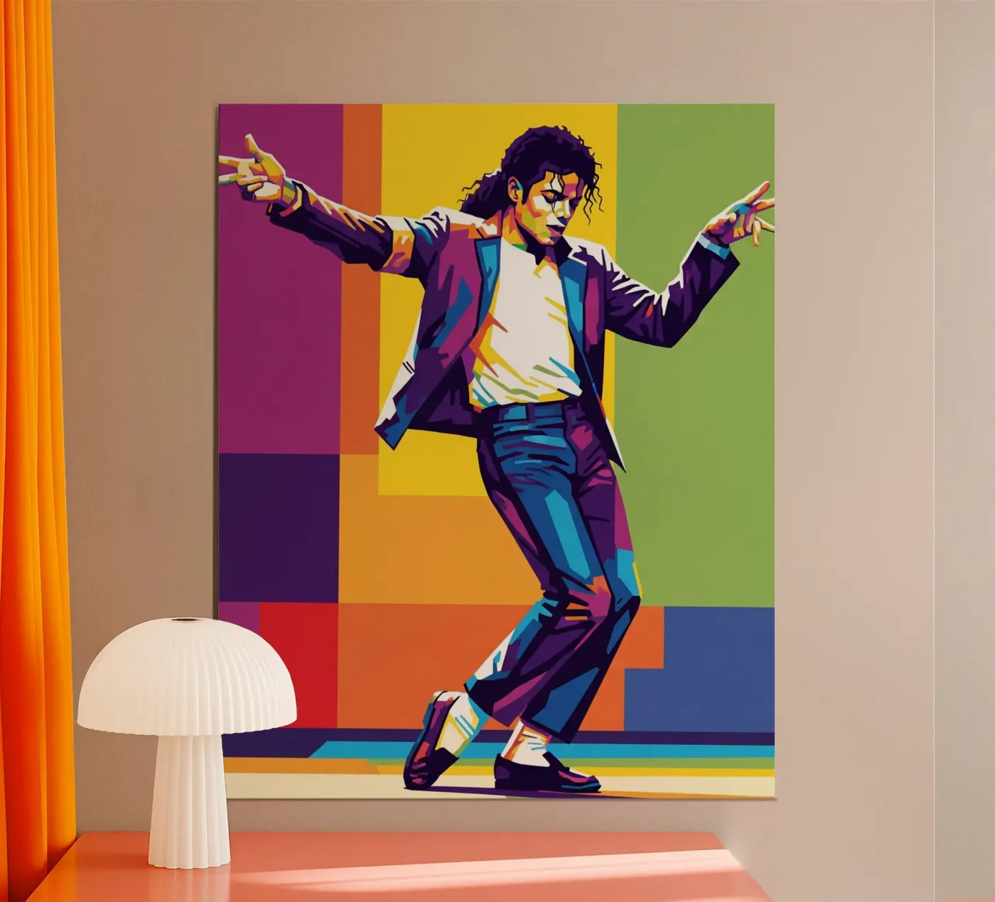 Michael Jackson - let's dance poster by Hantamrata