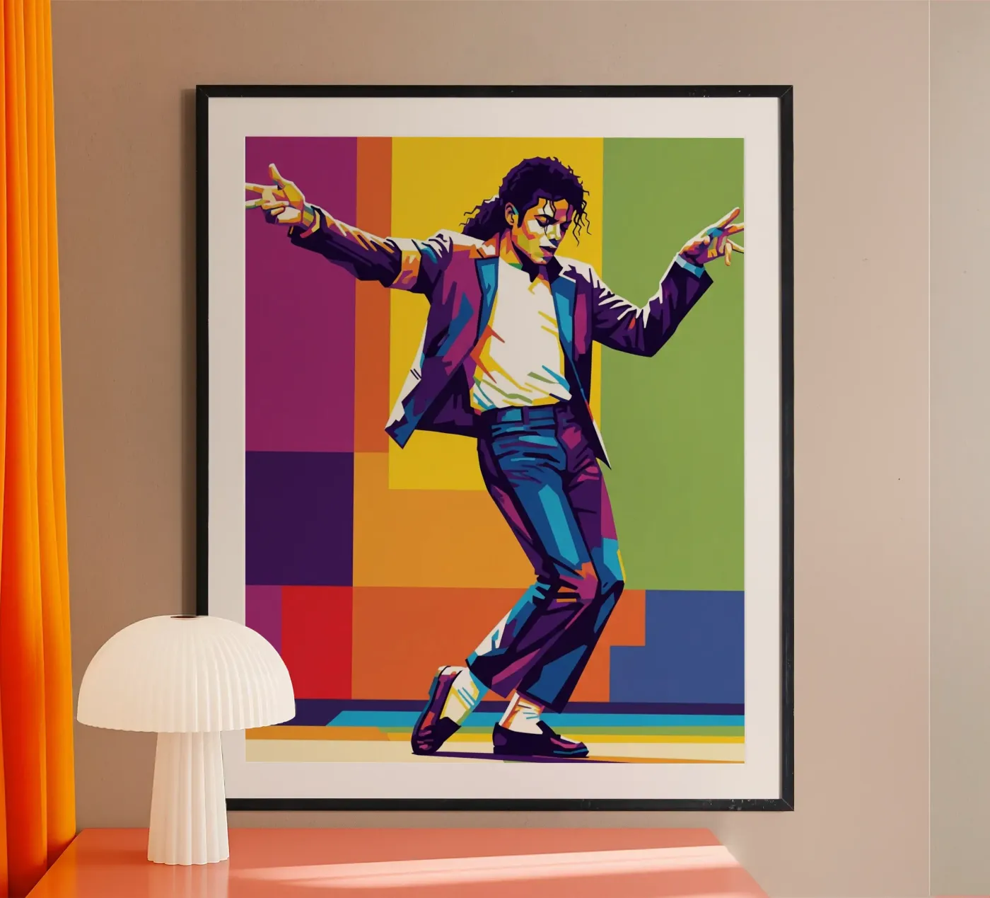 Michael Jackson - let's dance poster by Hantamrata