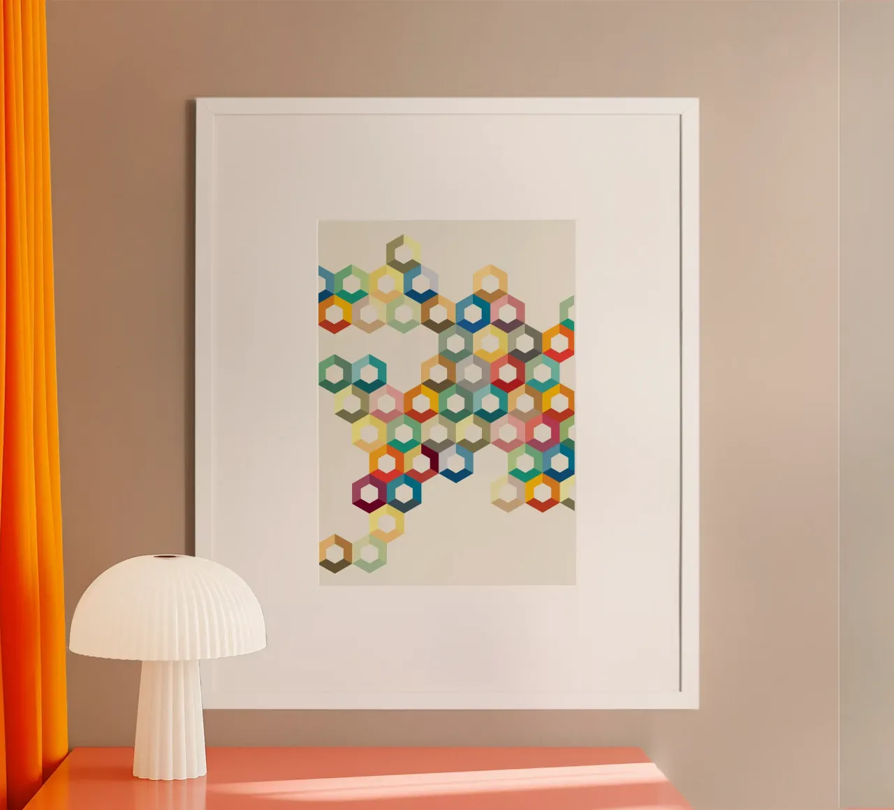 GeoPop - Arte geometrica moderna carta hahnemühle da JaySan Studio