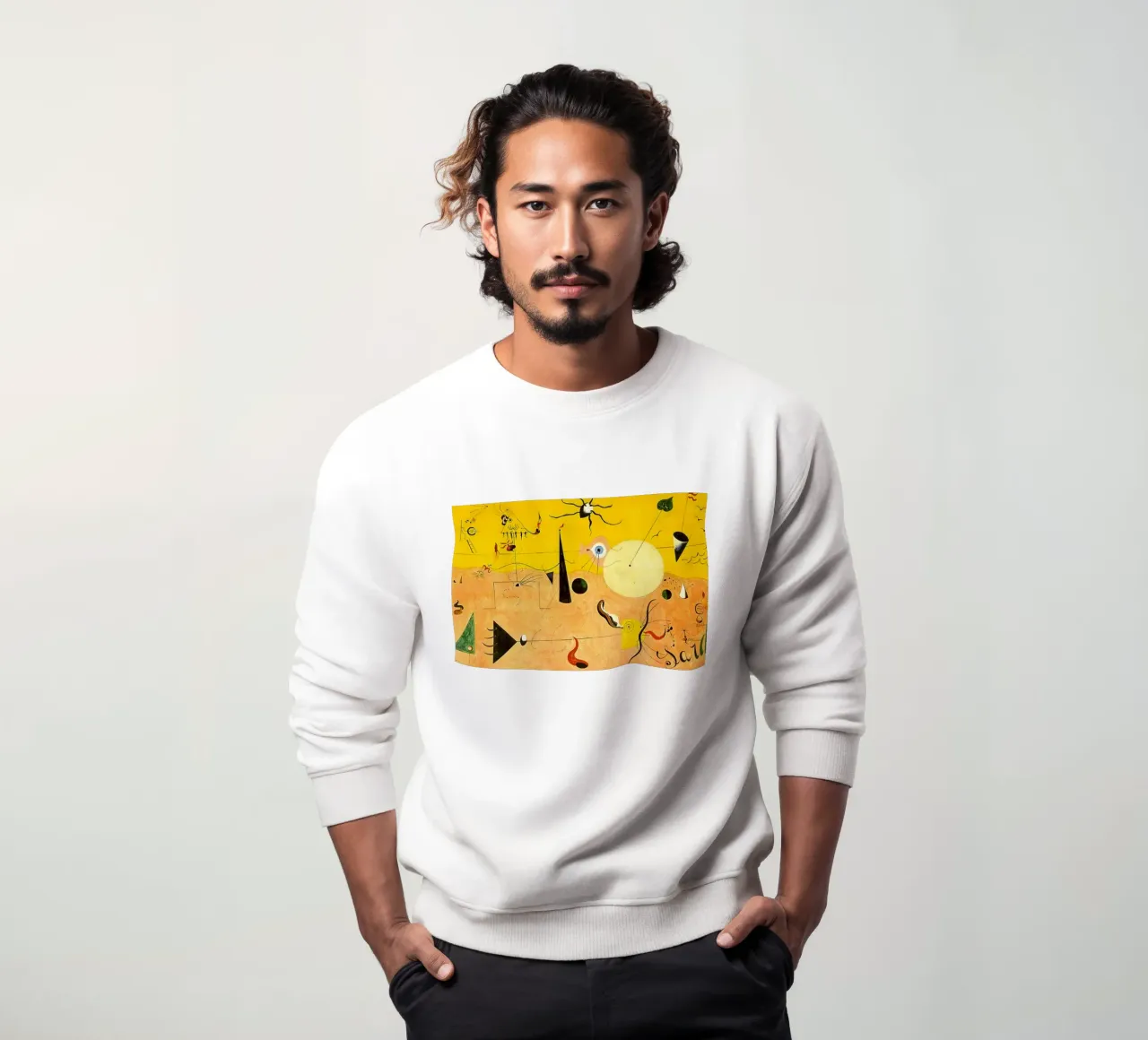 Joan Miro Paesaggio catalano felpa da Dixon-Gallery
