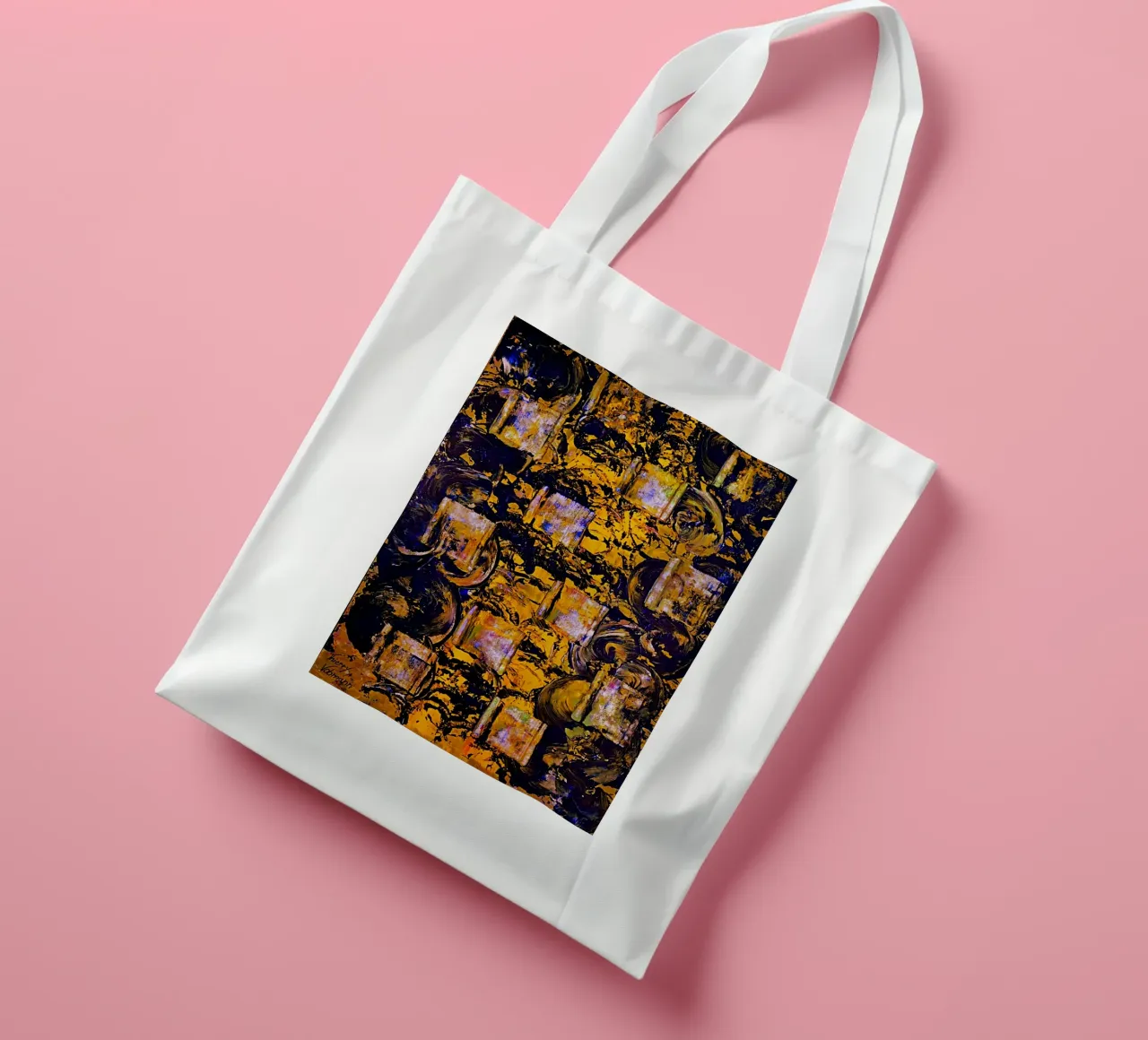 Inspired by Hans Hofmann. 3 tote bag by Thierry Vobmann Abstract painting