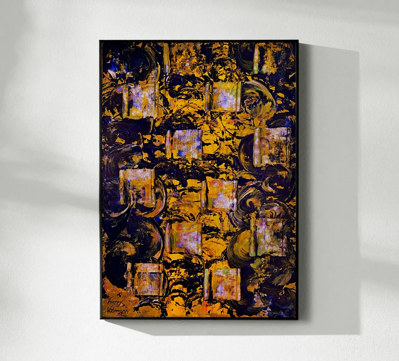 Inspired by Hans Hofmann. 3 plexiglass da Thierry Vobmann Abstract painting