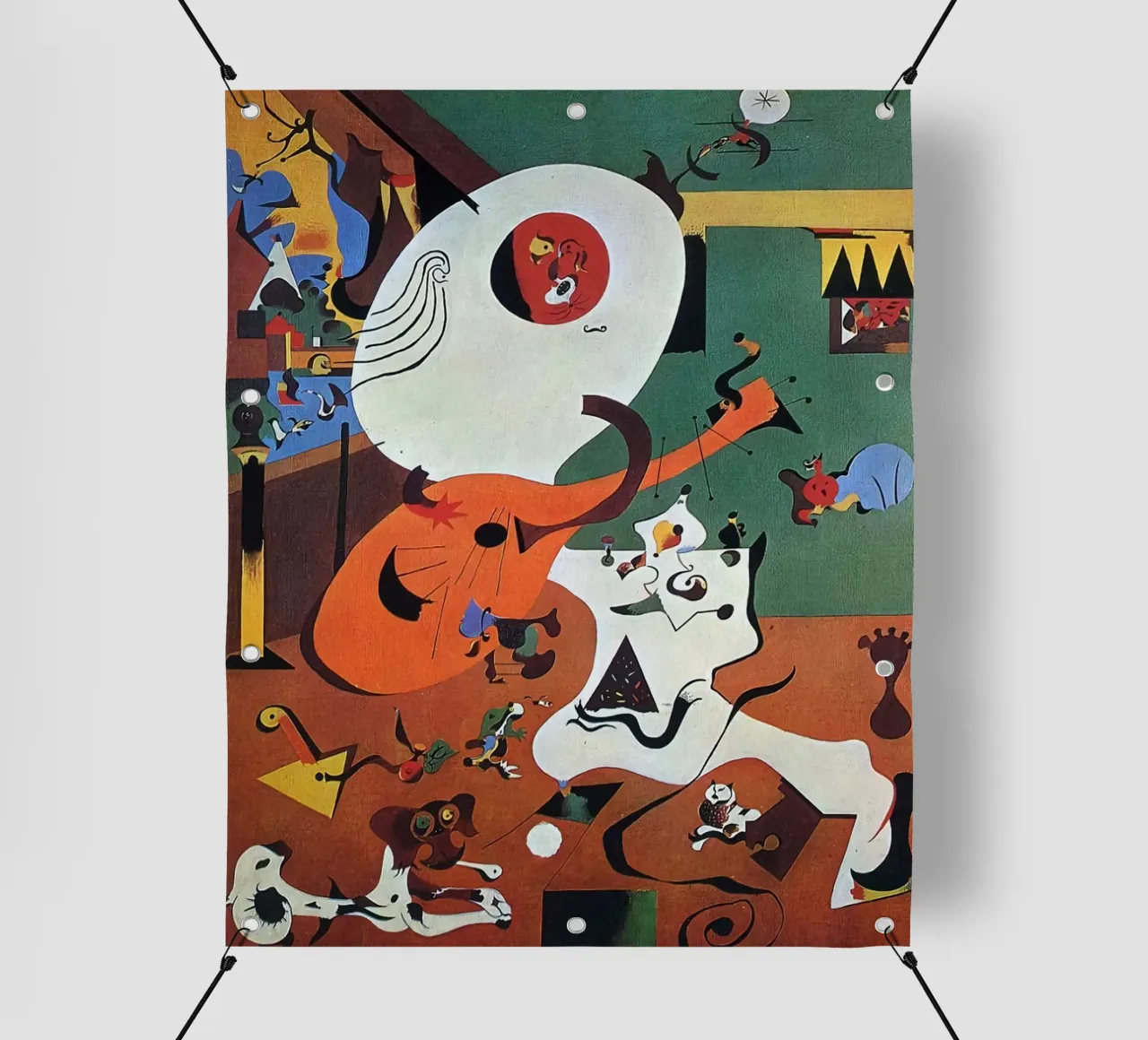 Joan Miro Interno olandese telo in pvc da Dixon-Gallery