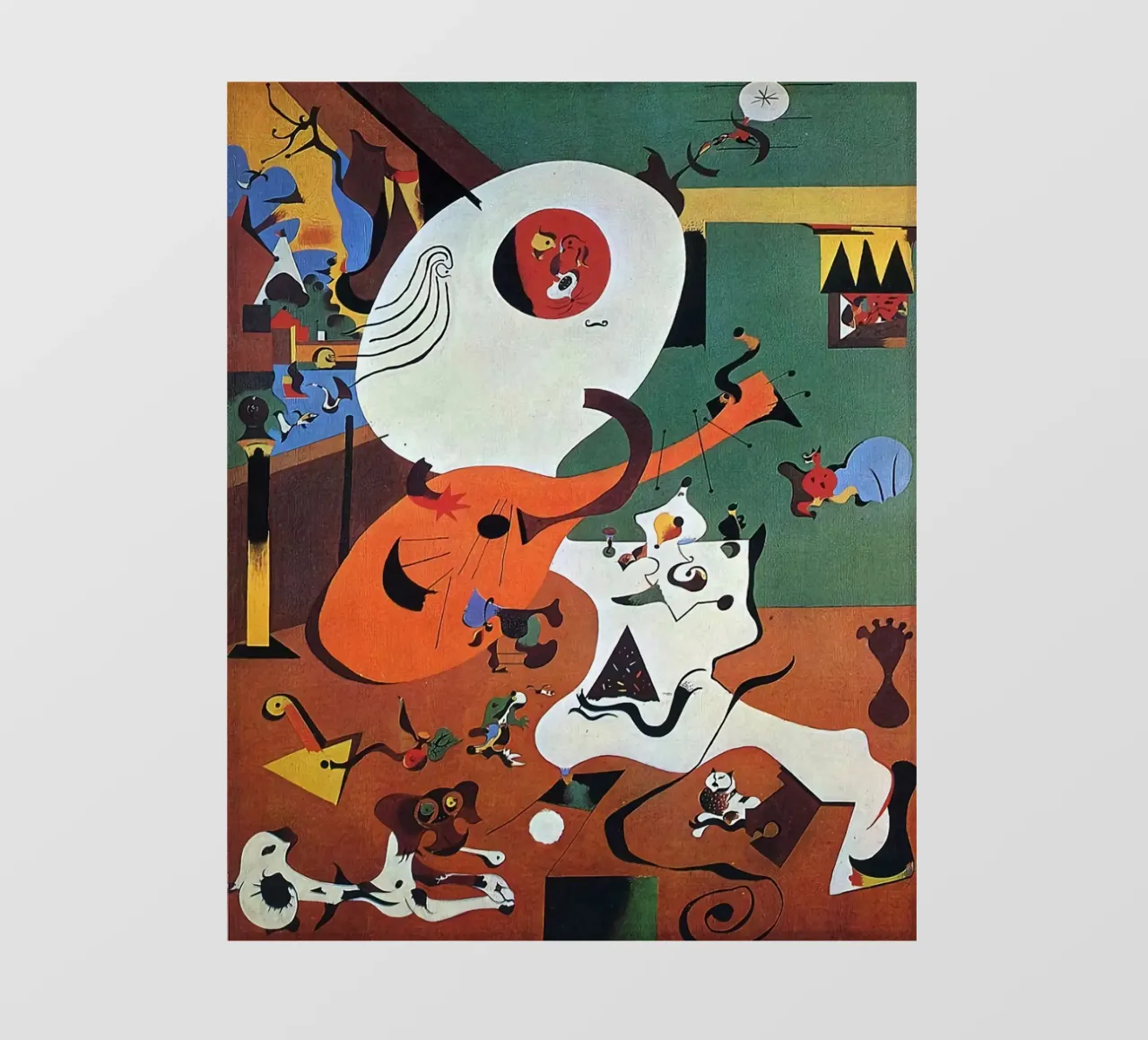Joan Miro Interno olandese telo in pvc da Dixon-Gallery