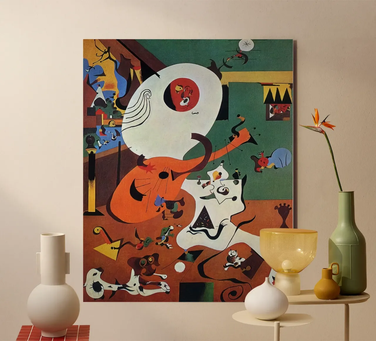Joan Miro Interno olandese alluminio dibond da Dixon-Gallery
