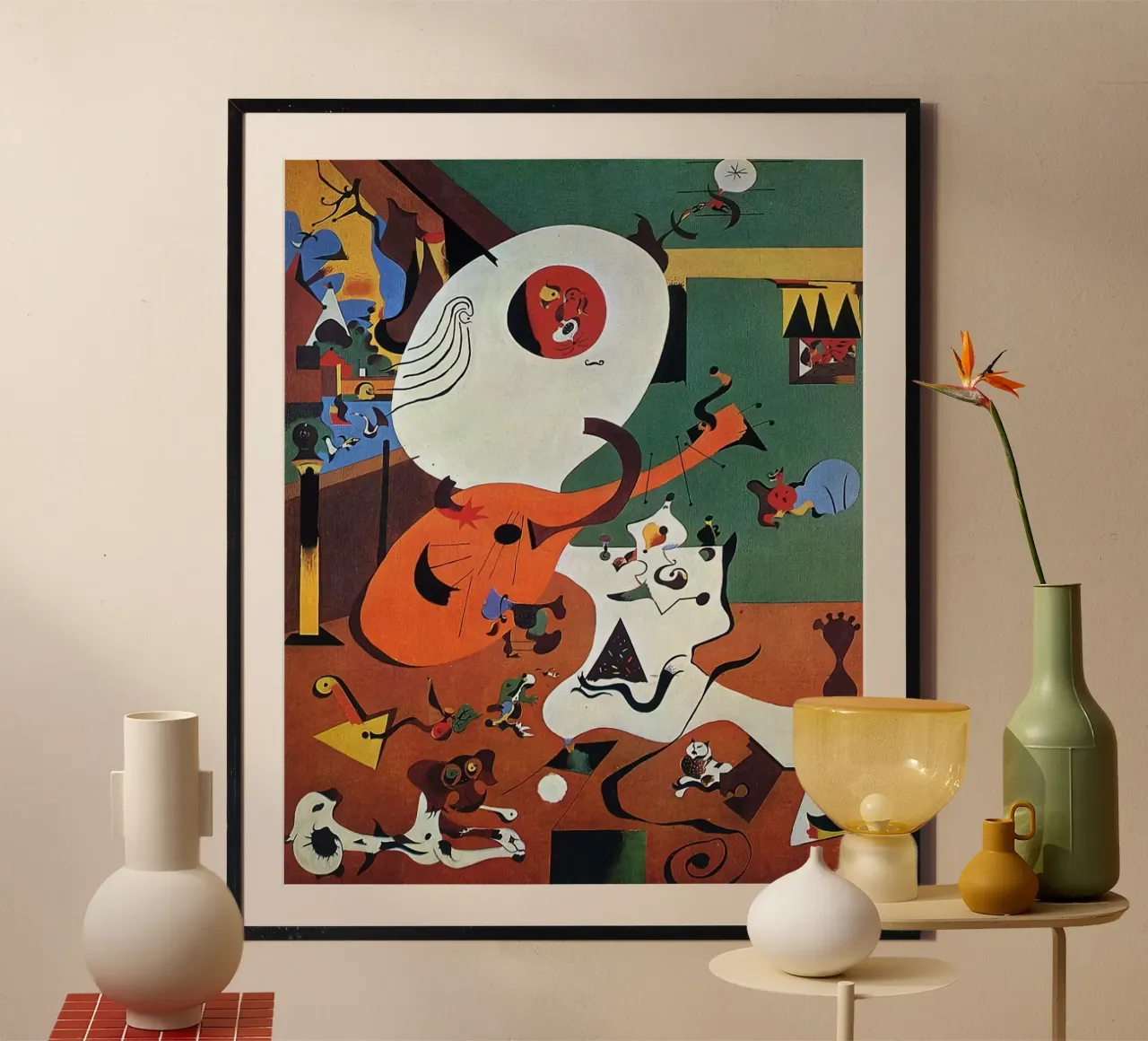 Joan Miro Interno olandese carta hahnemühle da Dixon-Gallery