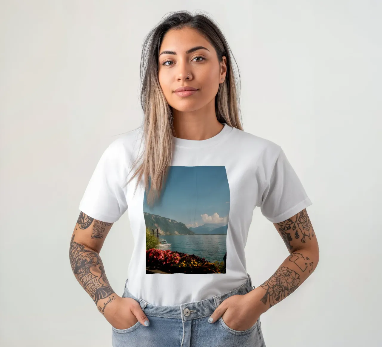 Montreux Bloom t-shirt da FujiSwiss