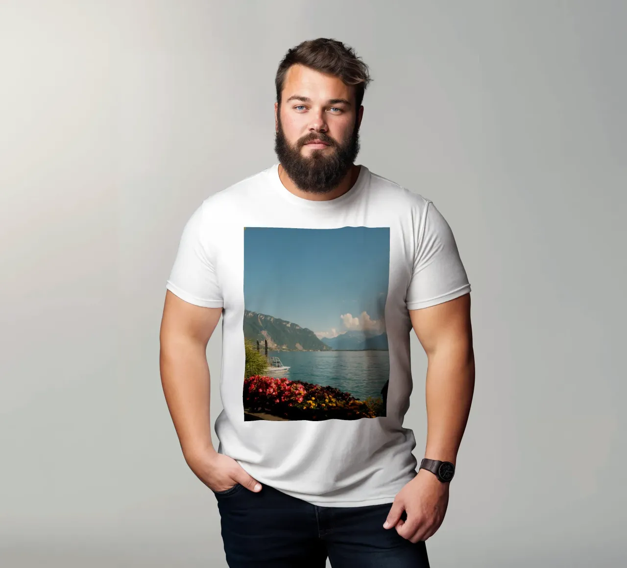 Montreux Bloom t-shirt da FujiSwiss