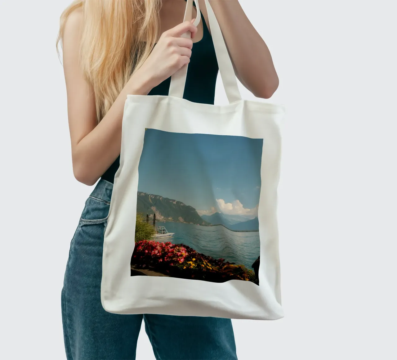 Montreux Bloom tote bag by FujiSwiss